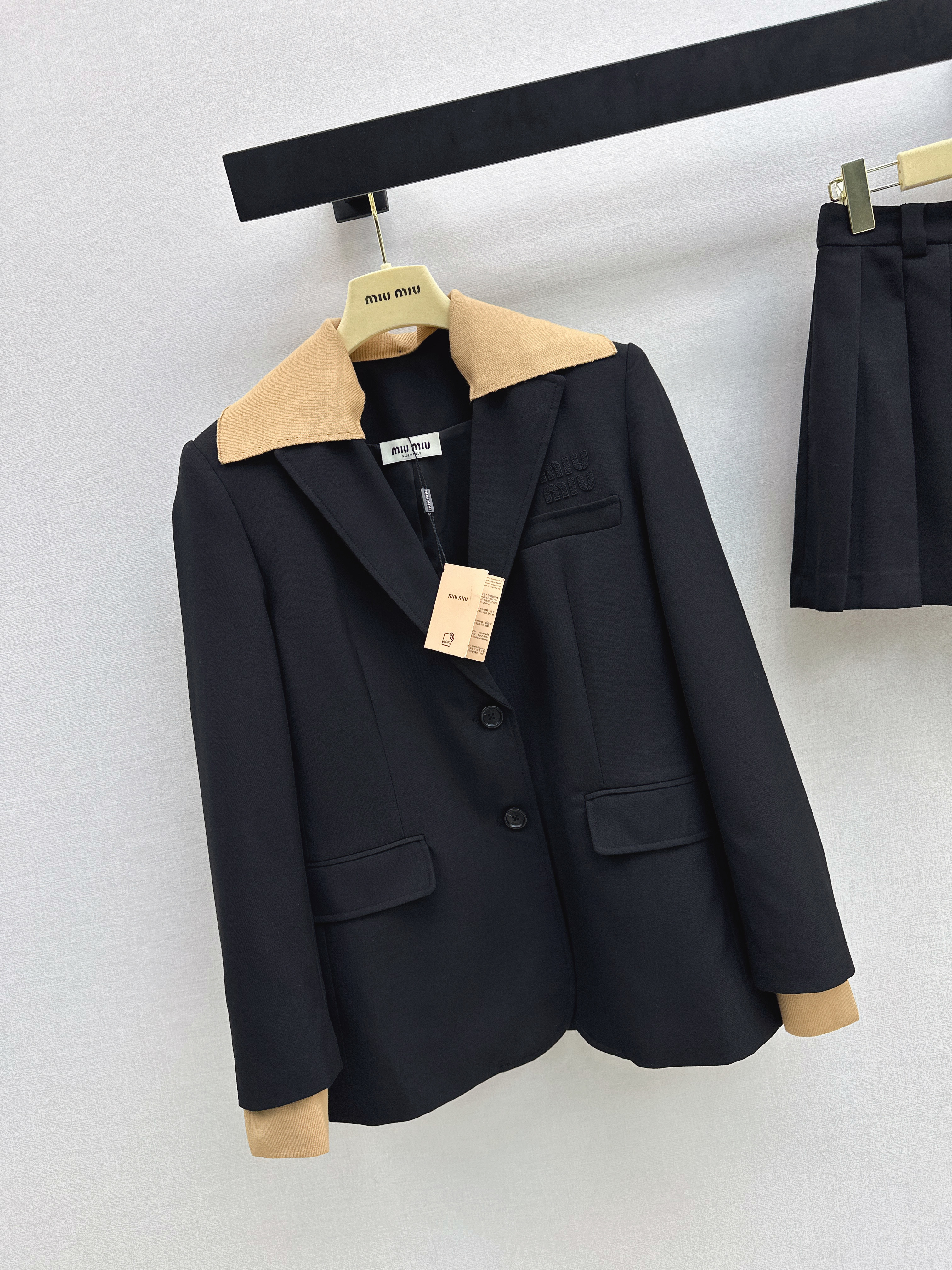Miu 26ss 2in1 blazer