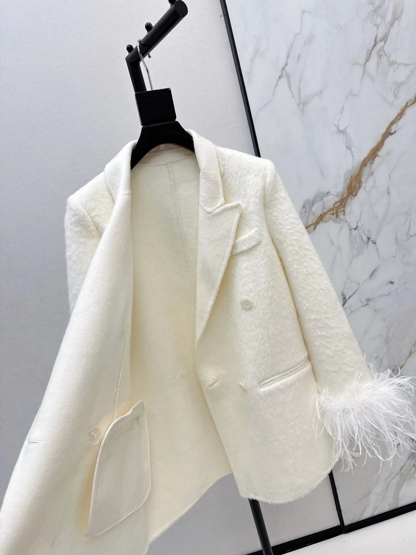 Miu 26ss woolen blazer jacket