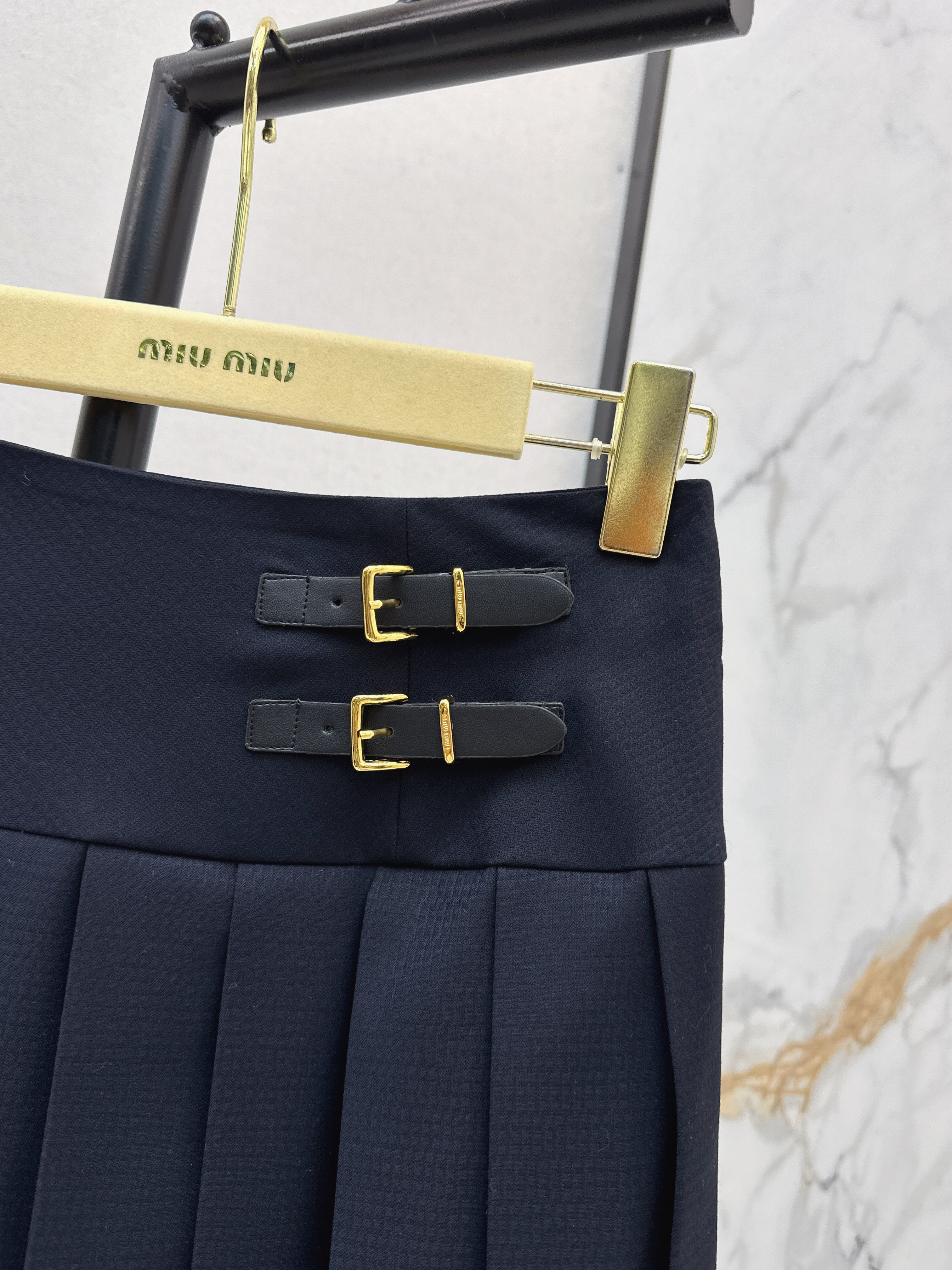 Miu 26ss pleated skirts