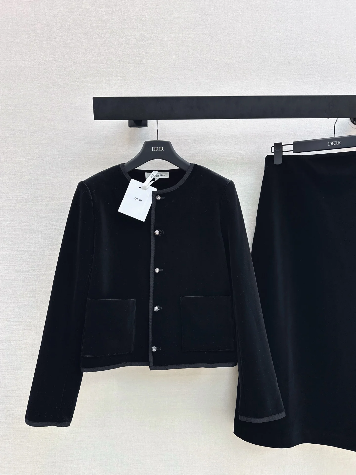 CD 26Sss velvet jacket+skirts outfit sets