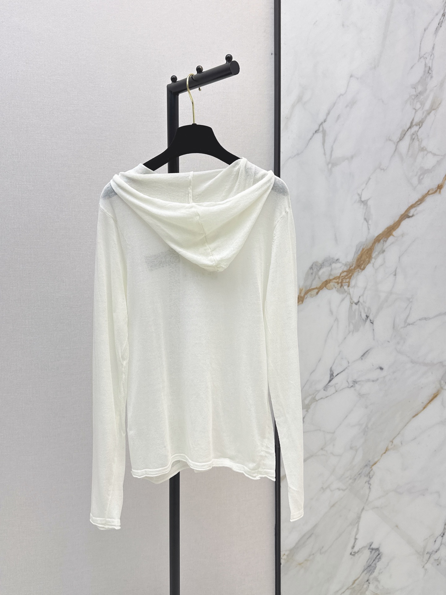 Chan 26ss hooded knitwear