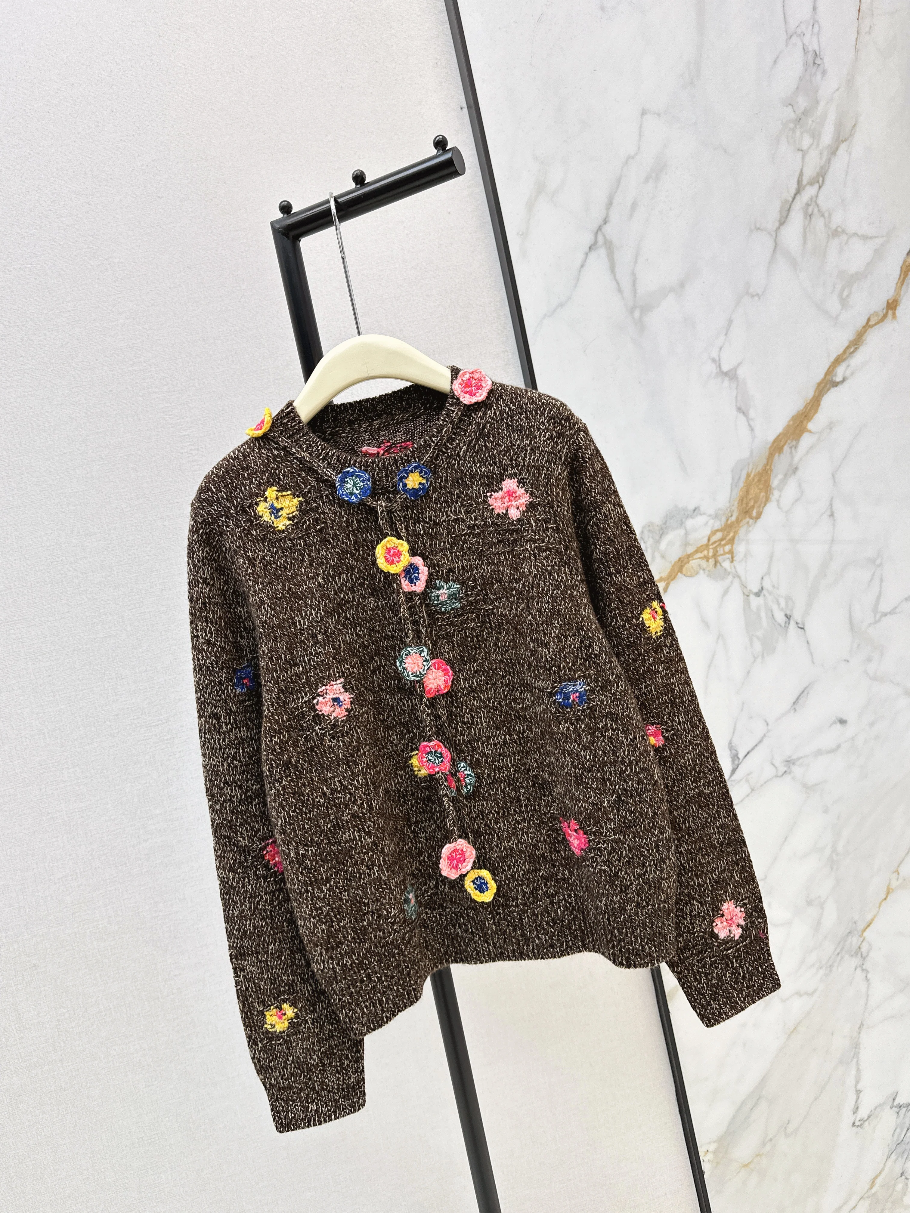 Erdo 26ss jacquard sweater
