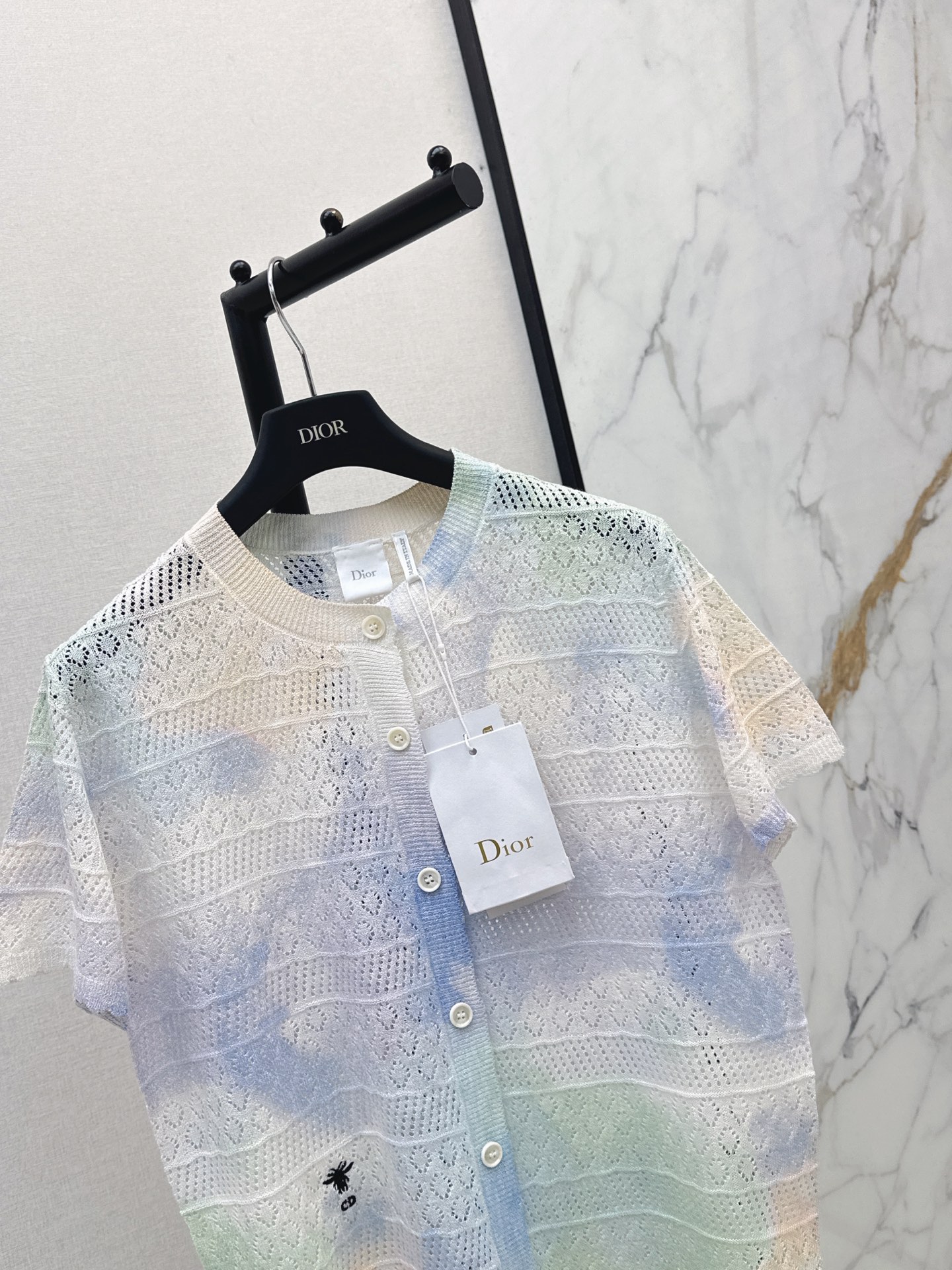 CD 26ss gradient knit cardigan