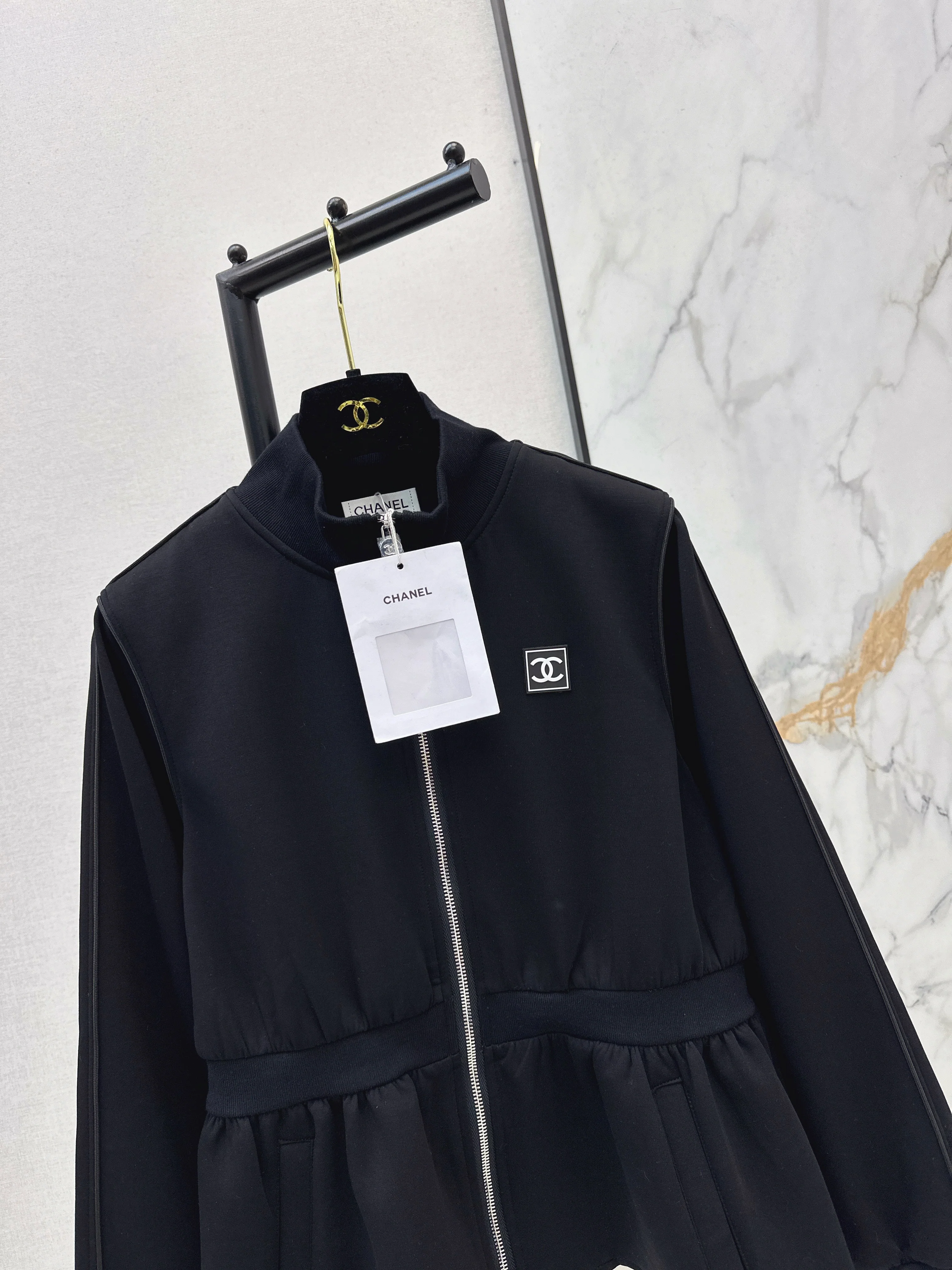 Chan 26ss stand-collar jacket