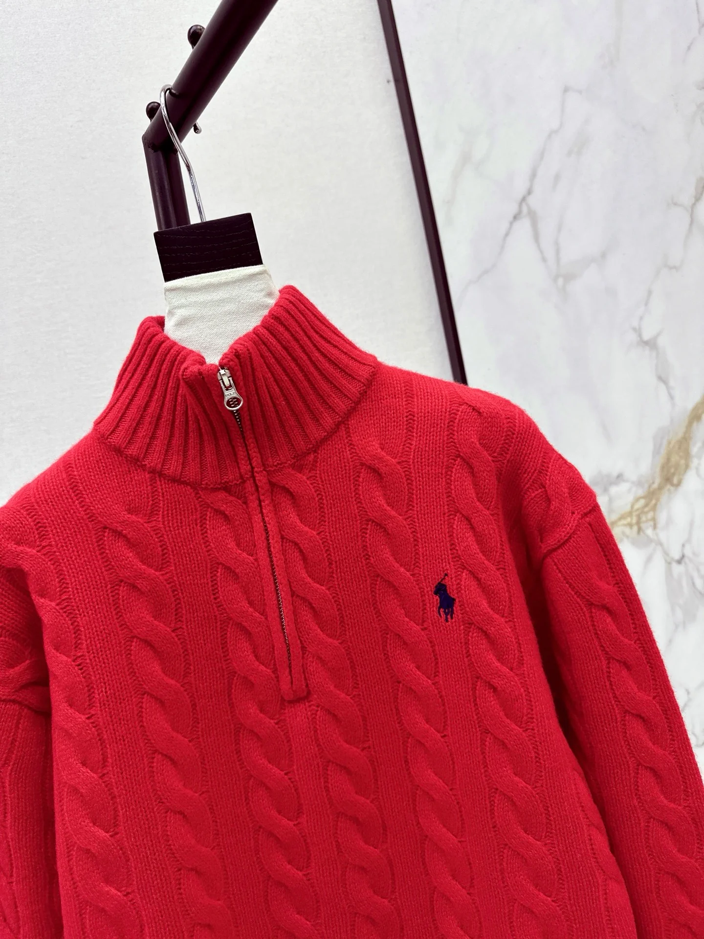 Ralp 25fw cable knit sweater