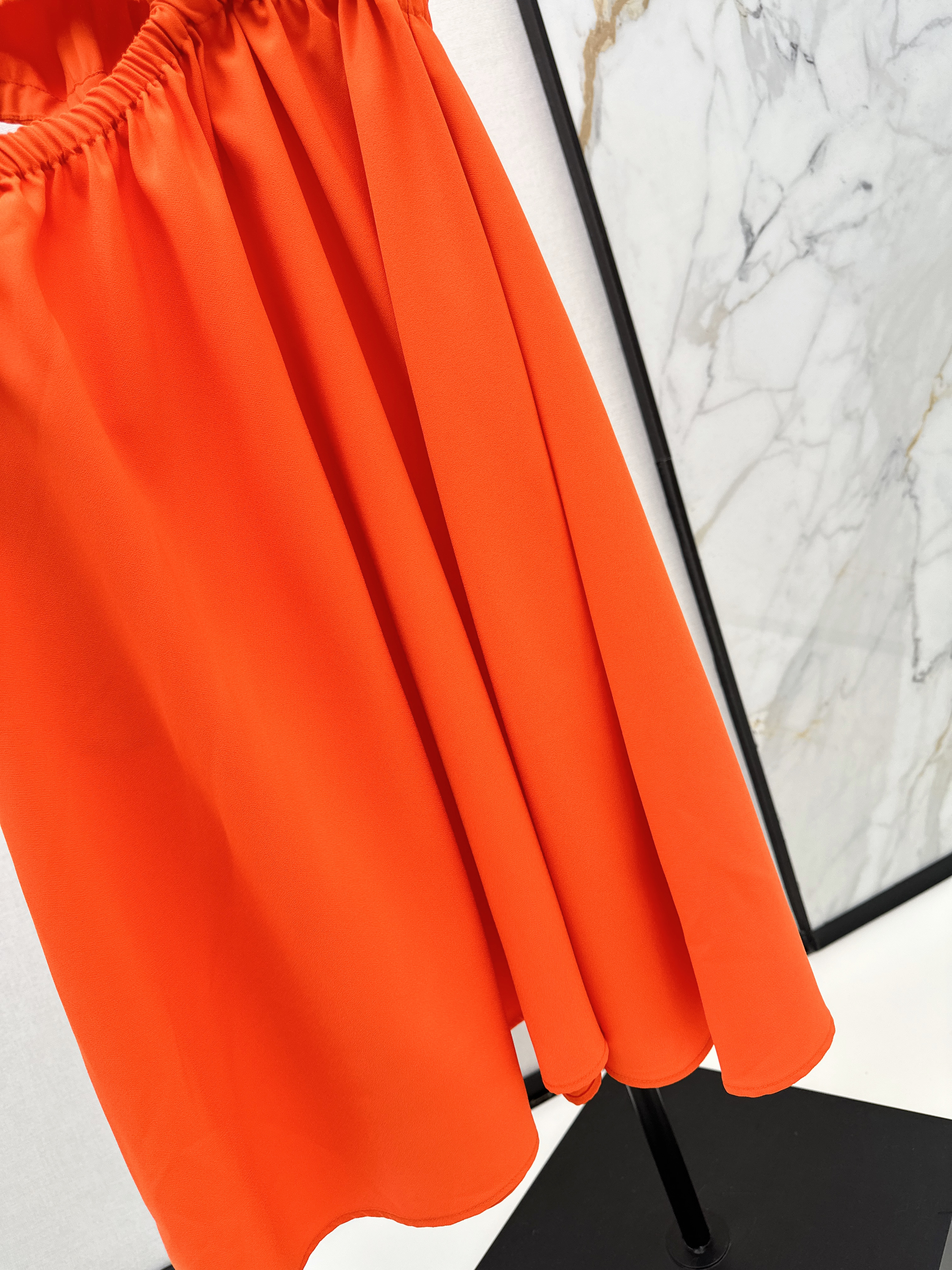 Loui 26ss cutout-waist drastring dress