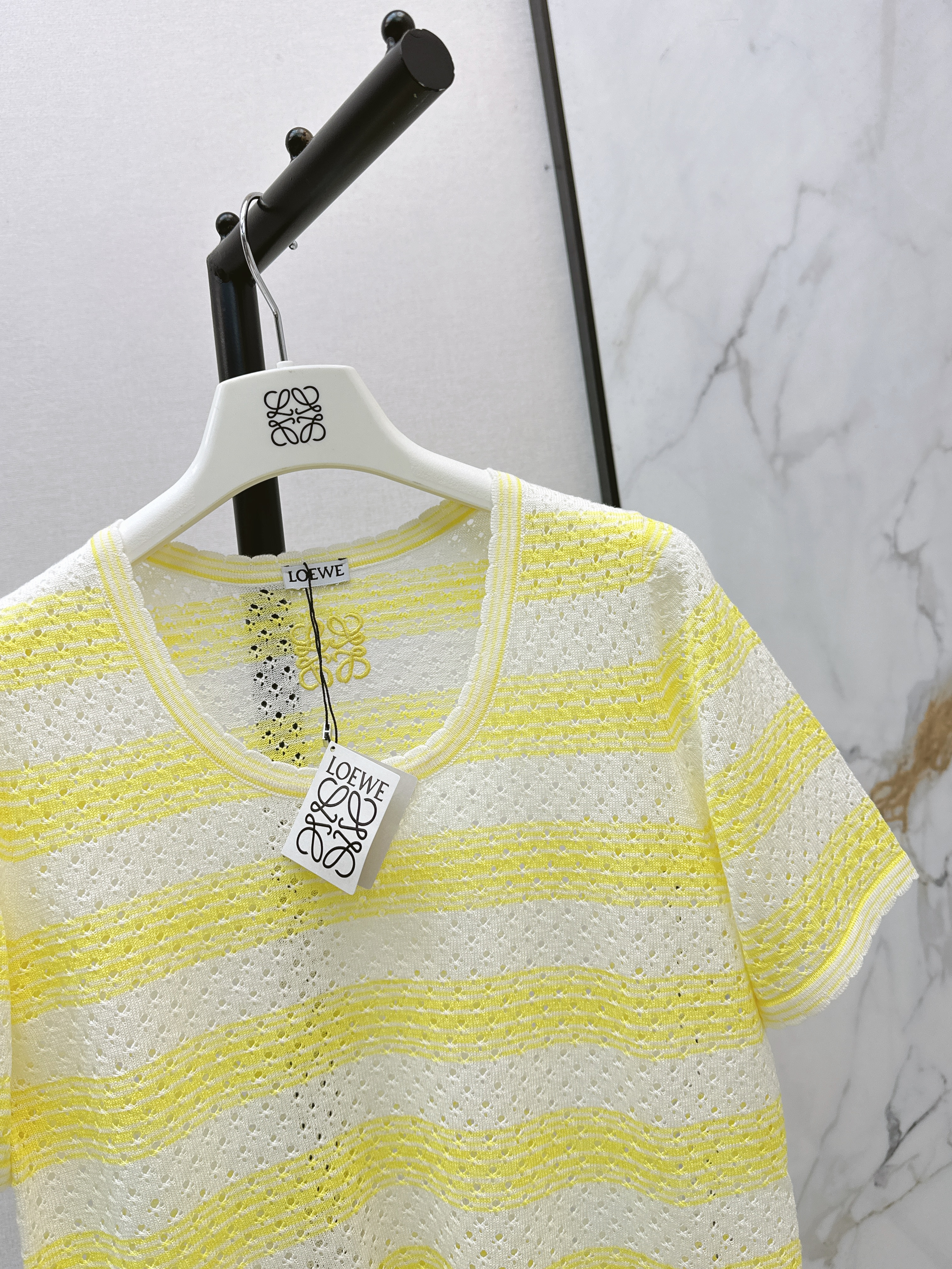 Loe 26ss stripe knitwear