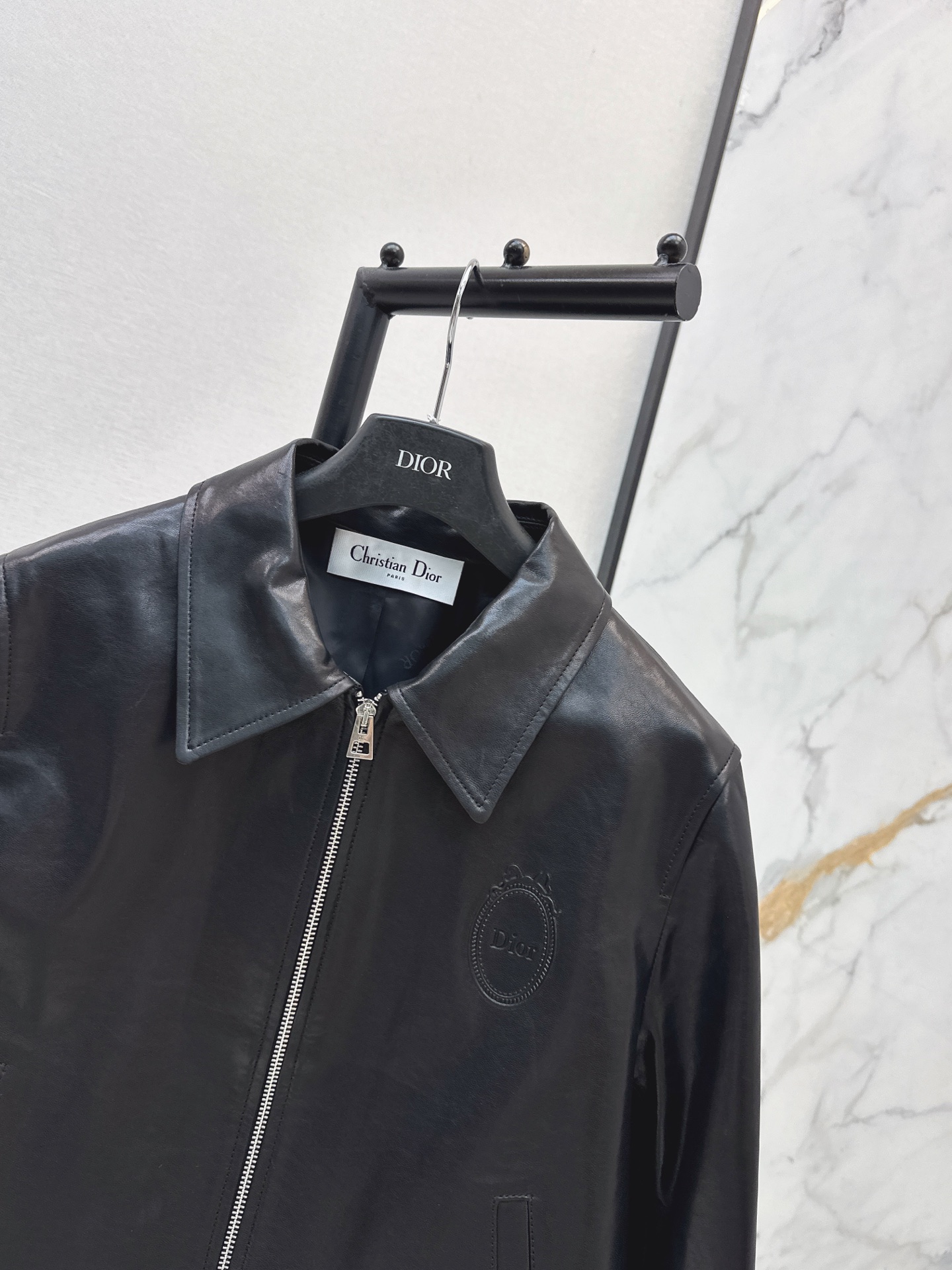 CD 26ss leather jacket