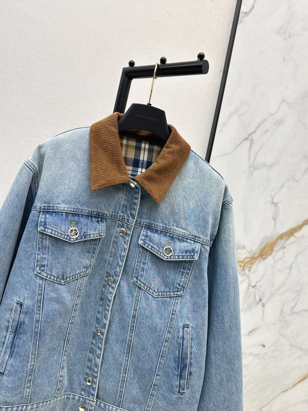 Loui 25fw reversible denim jacket