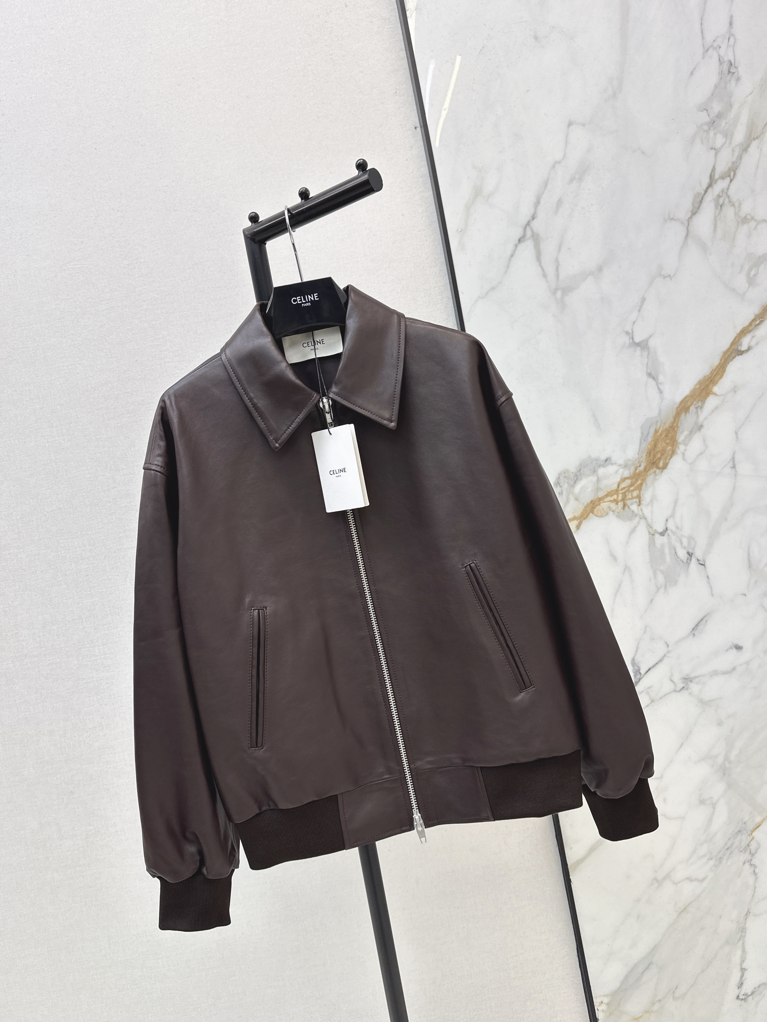 Celi 26ss leather jacket