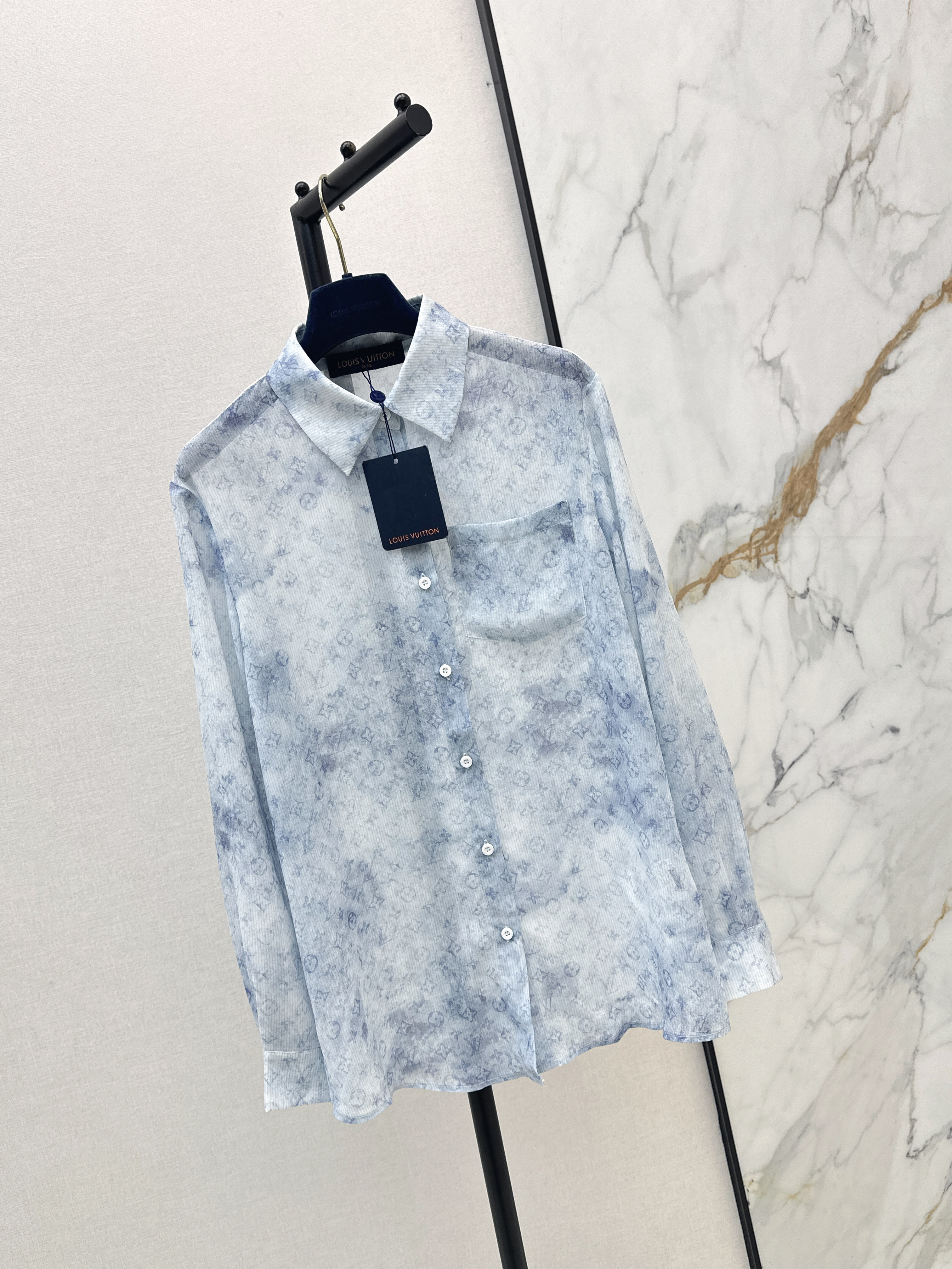 Loui 26ss gradient print shirt
