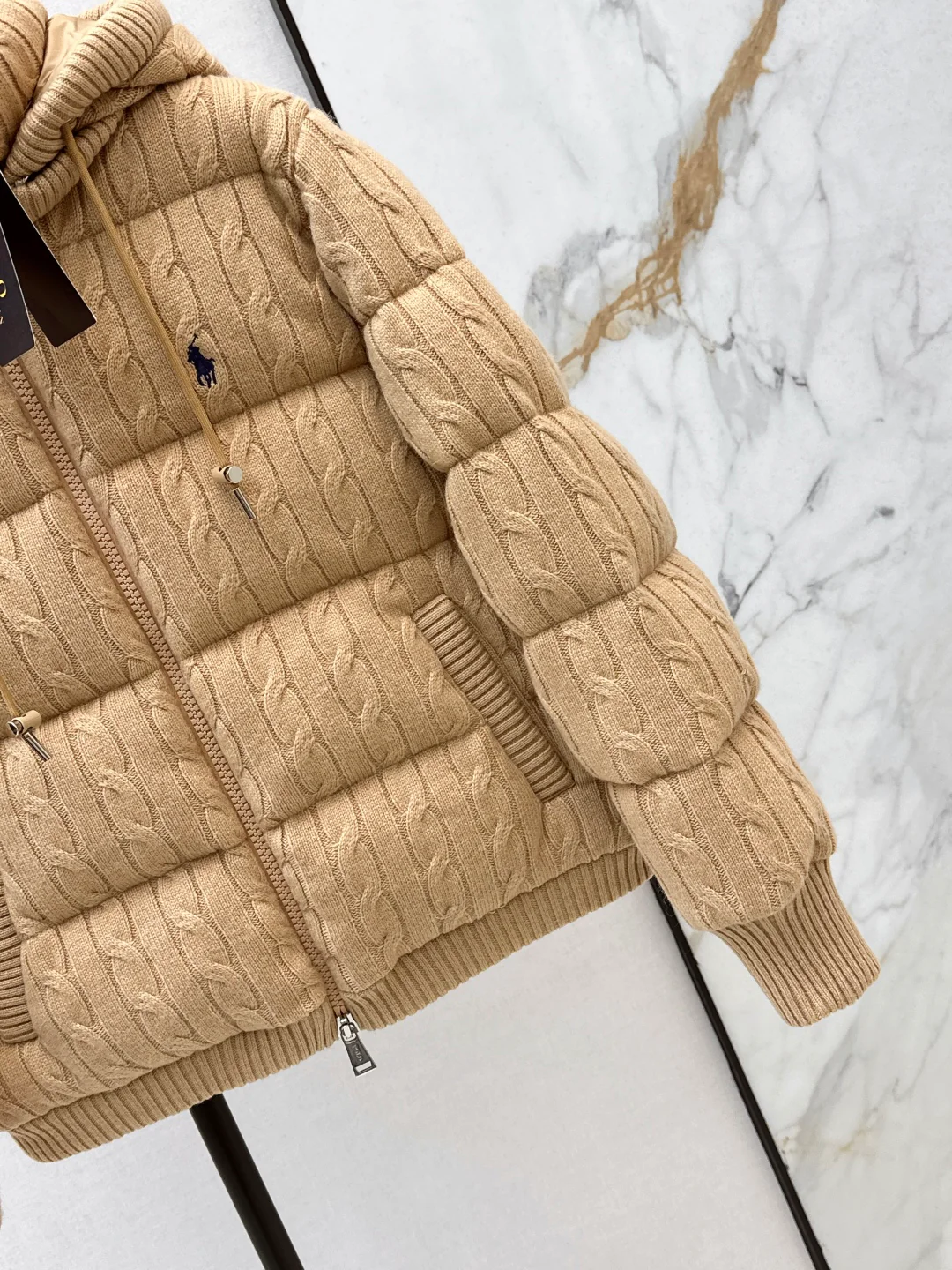 Ralp 25fw knit down jacket