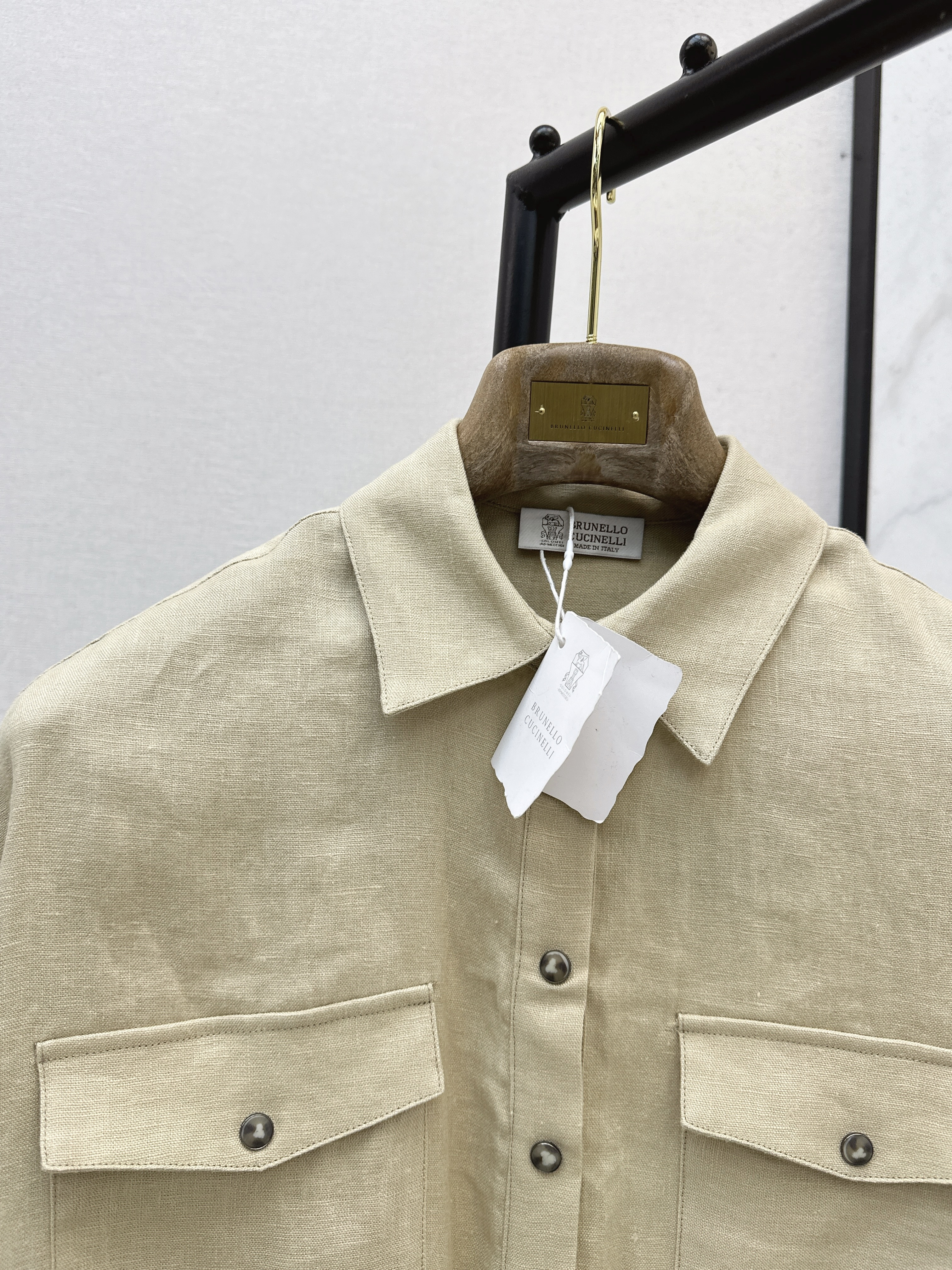 Brun 26ss linen shirt jacket