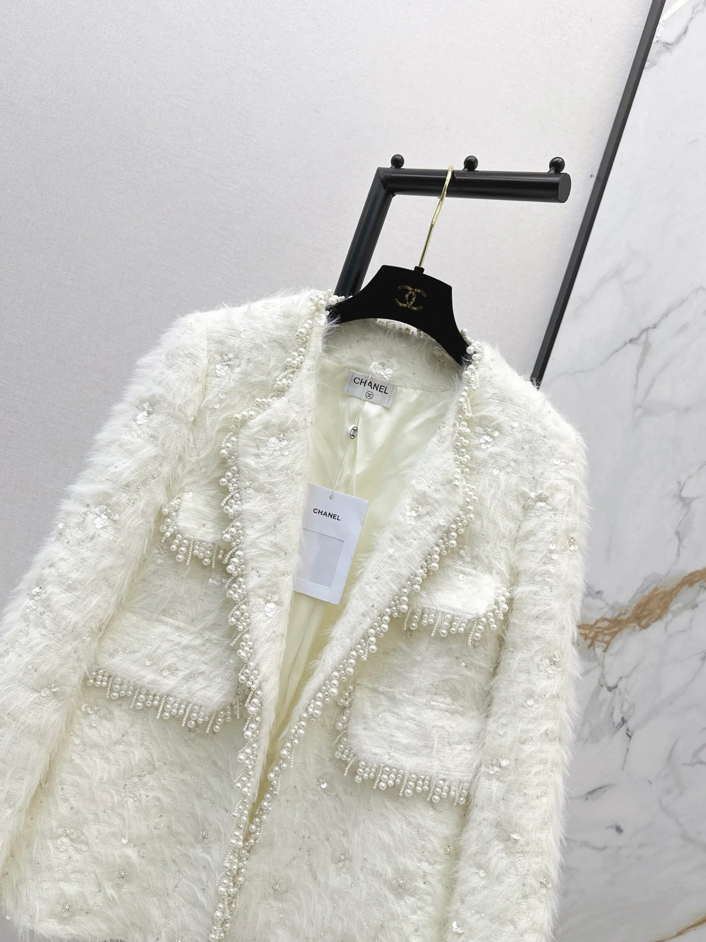 Chan 25fw tweed woven jacket