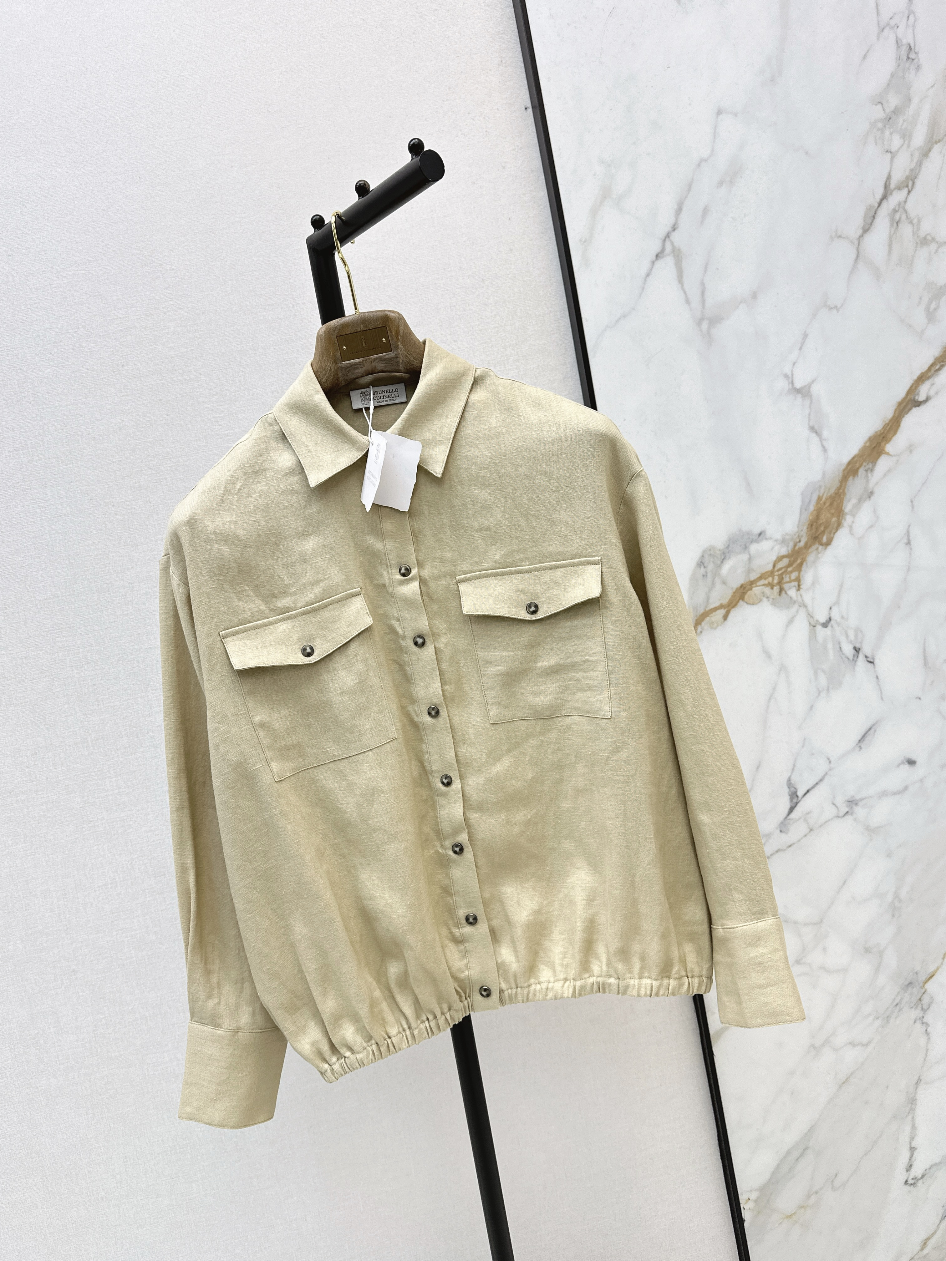 Brun 26ss linen shirt jacket