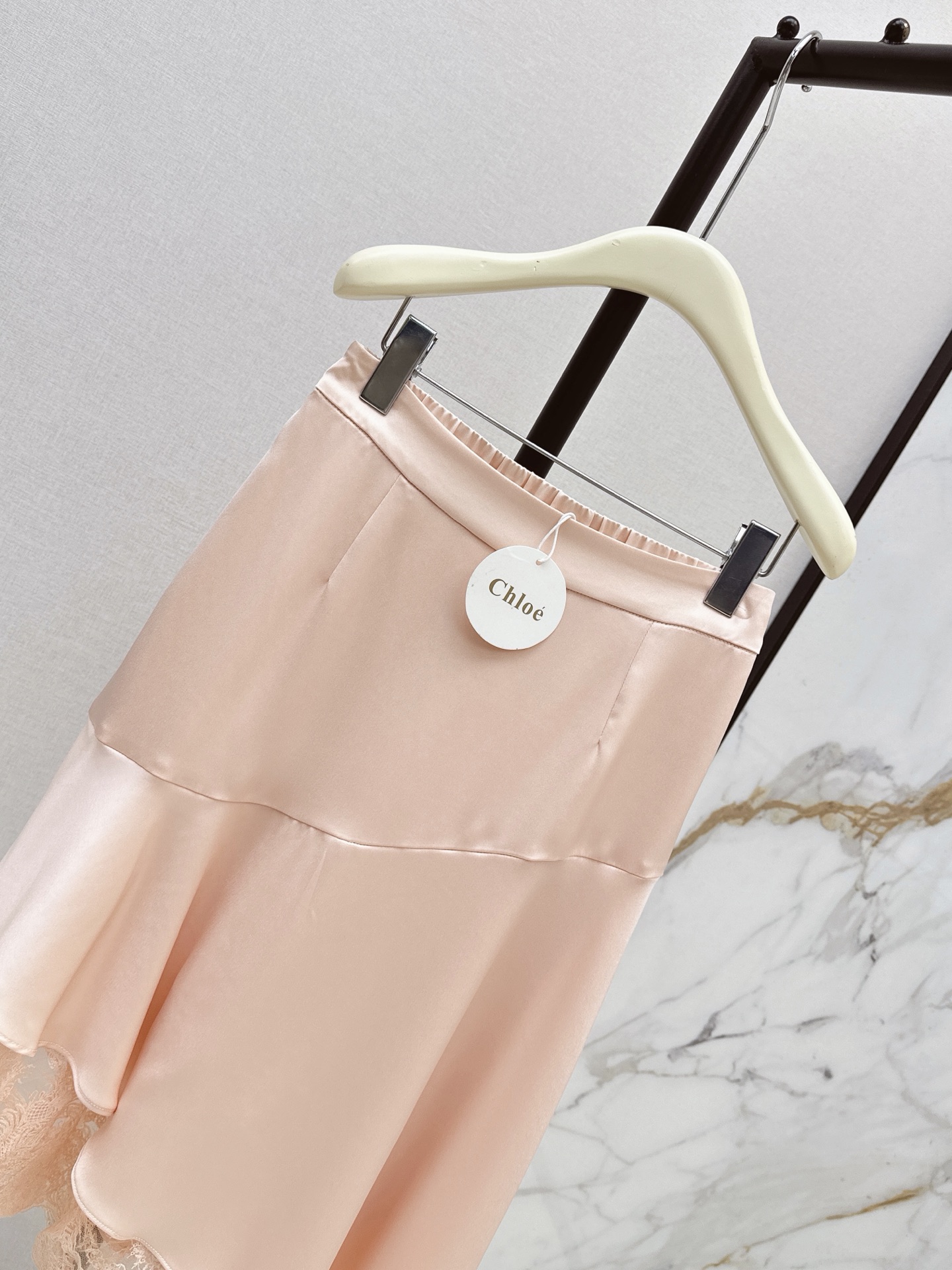 Chol 26ss lace asymmetrical skirt