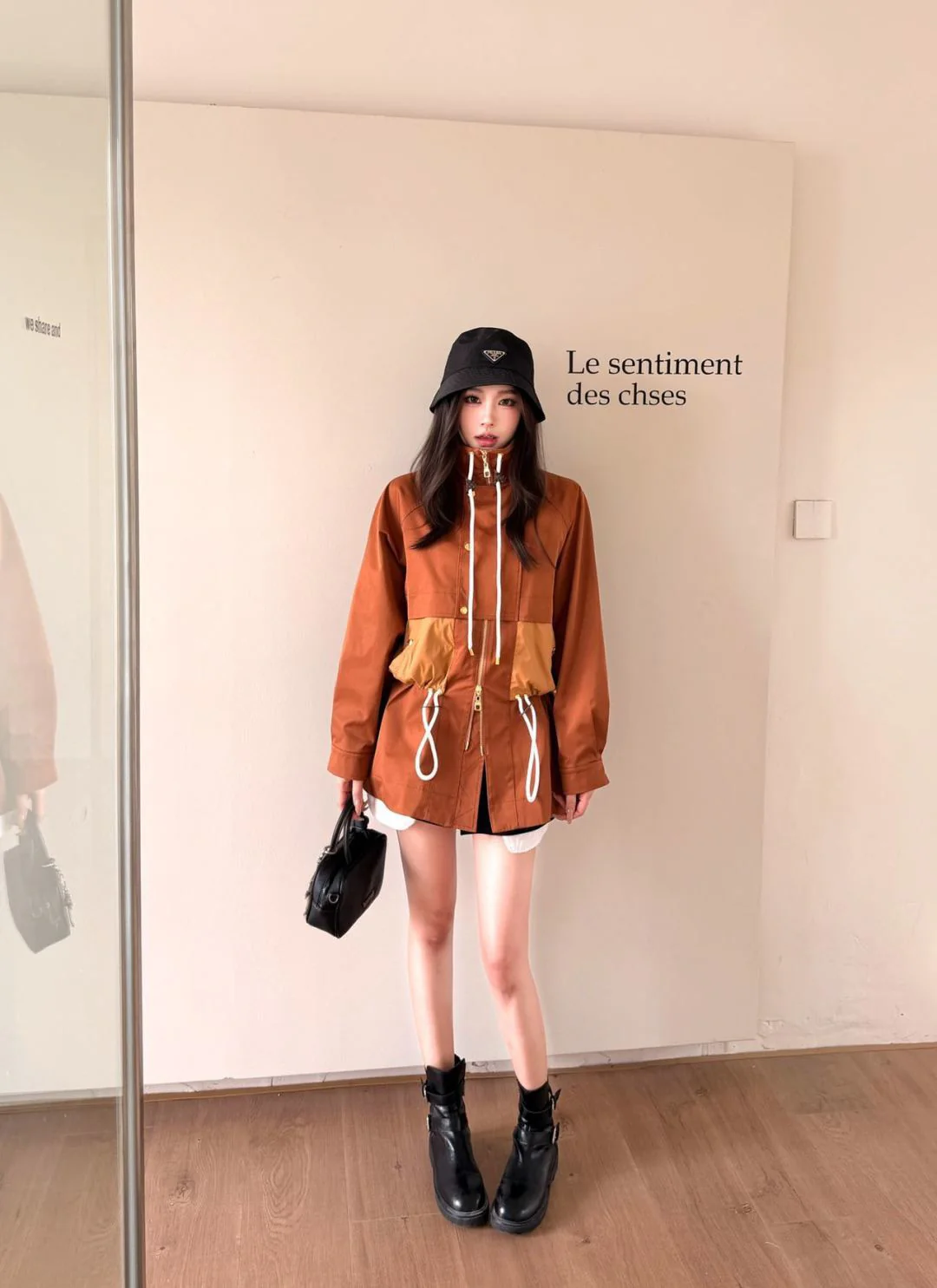 Louis 26ss drawstring trench coats