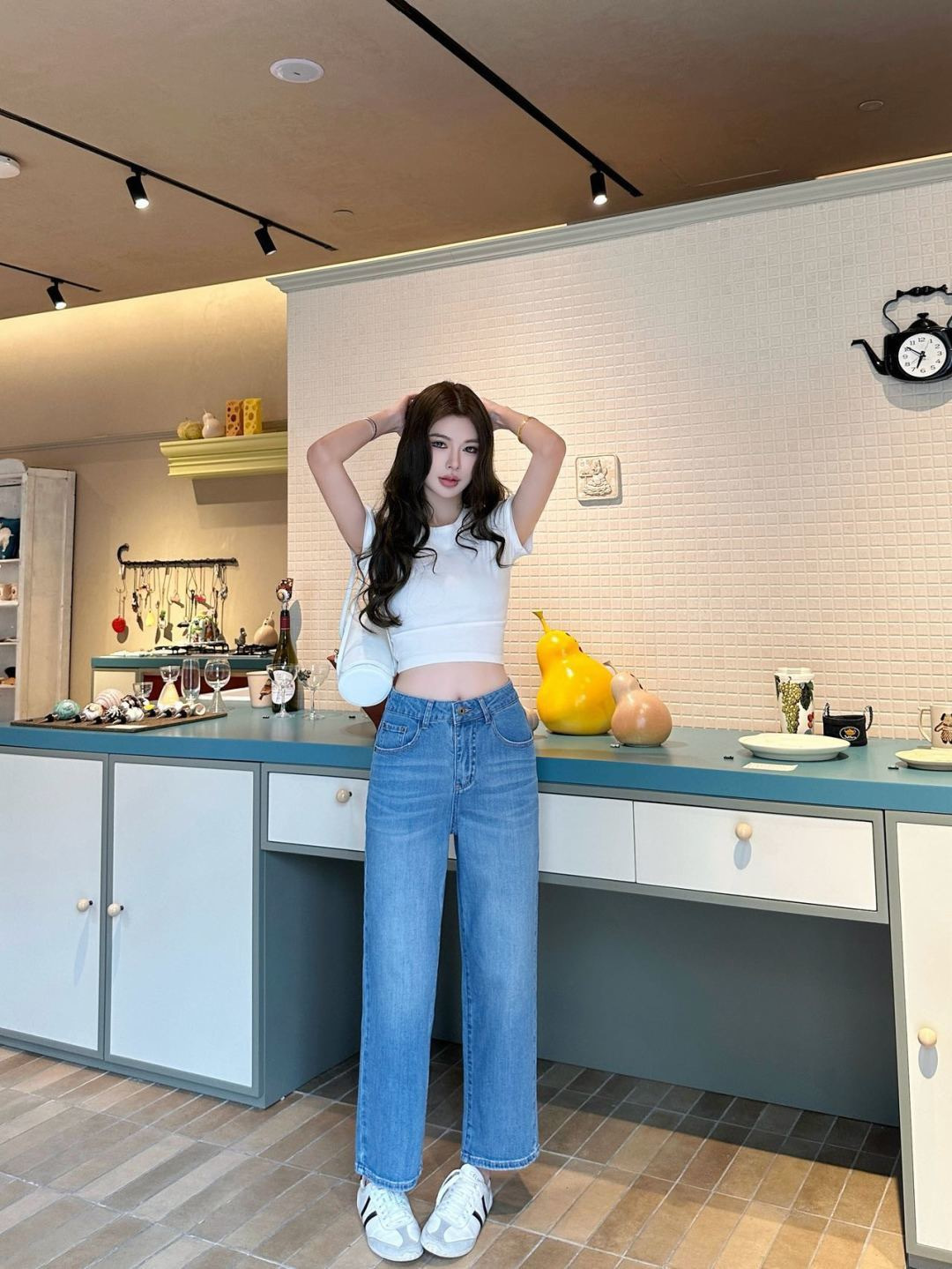 Loe 26ss embroidery jeans