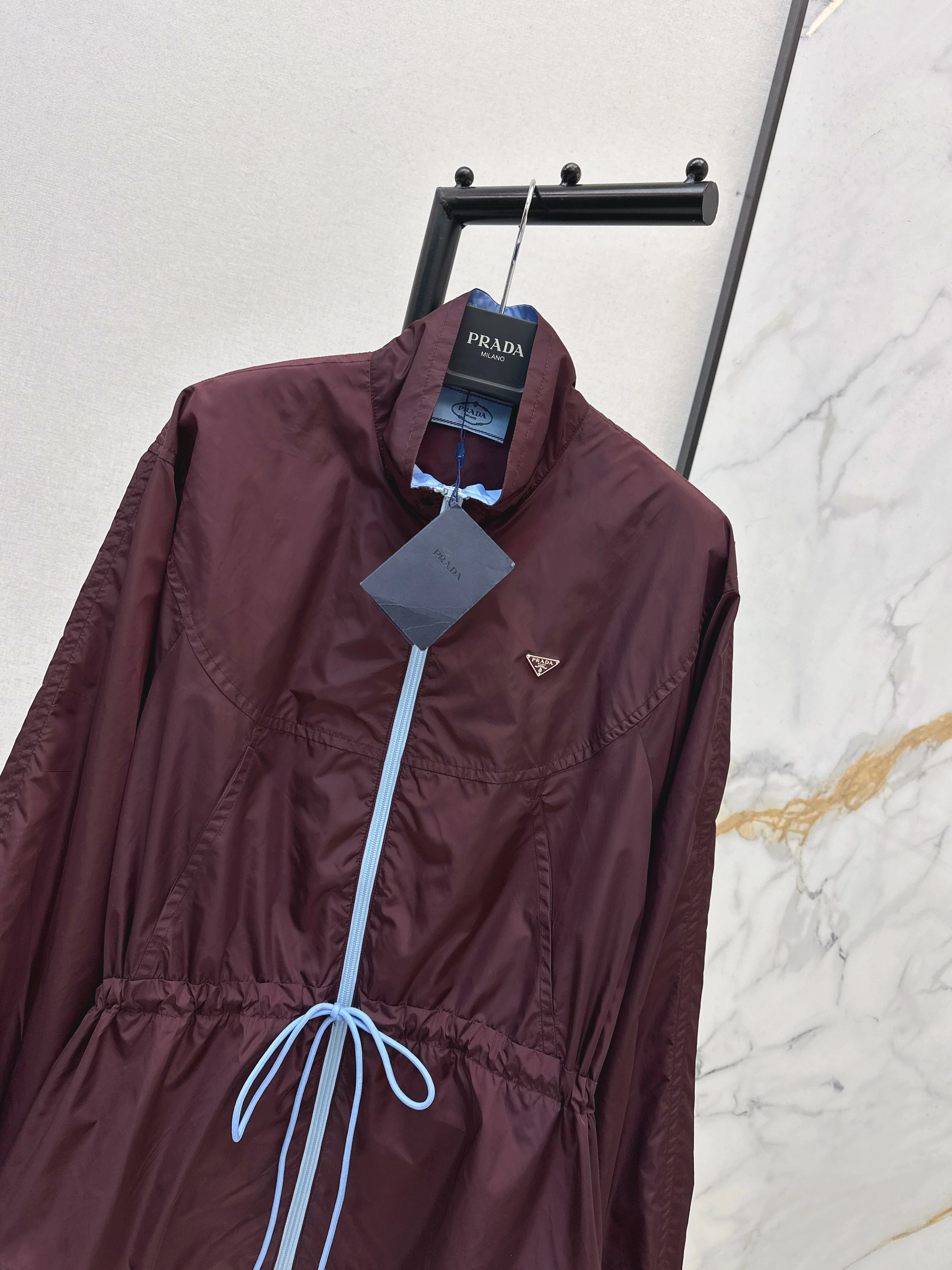 Prad 26ss drawstring trench coats