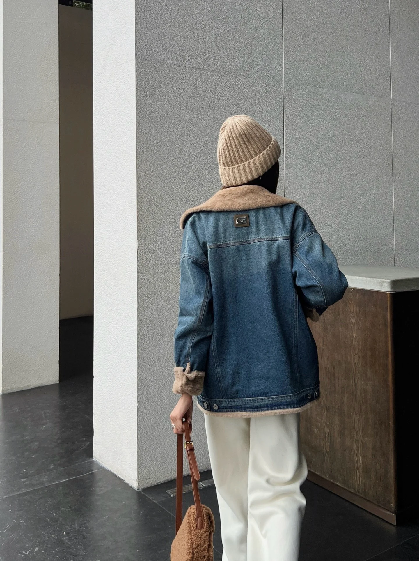 Ralp 25fw denim padded jacket