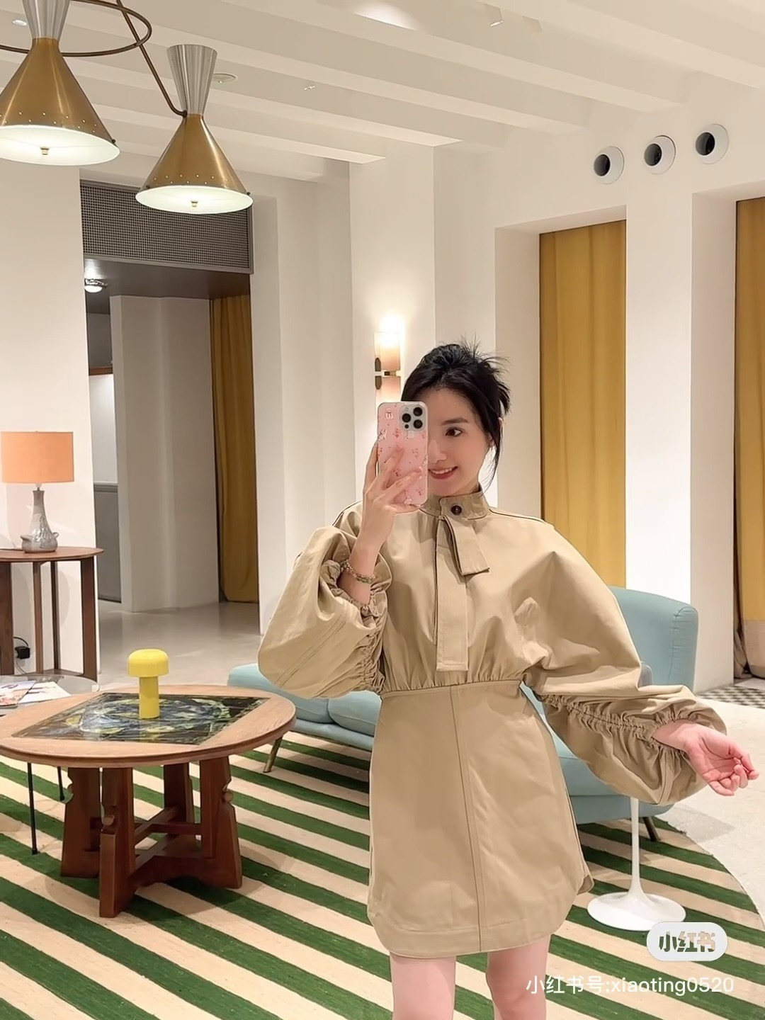 Zimm 26ss hip warp dress