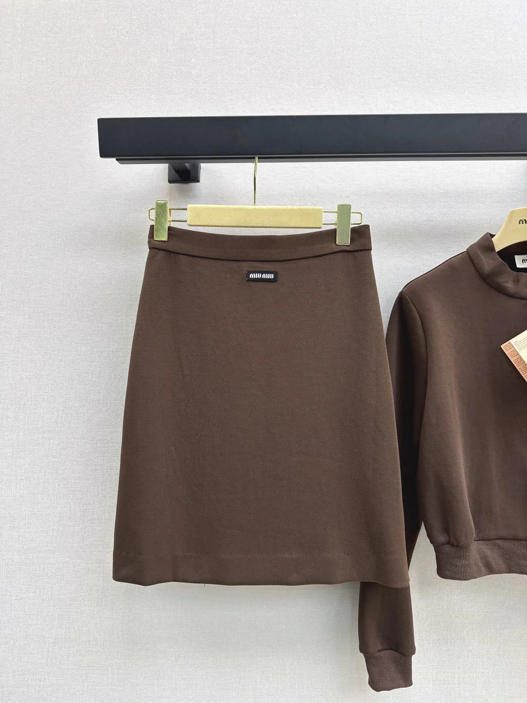 Miu 25fw jacket skirt suit