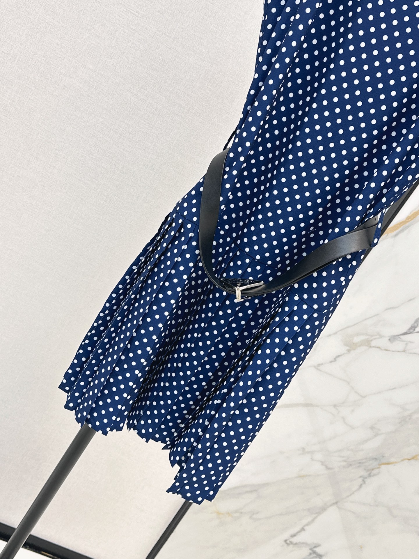 Pra 26ss polk dot sleeveless dress