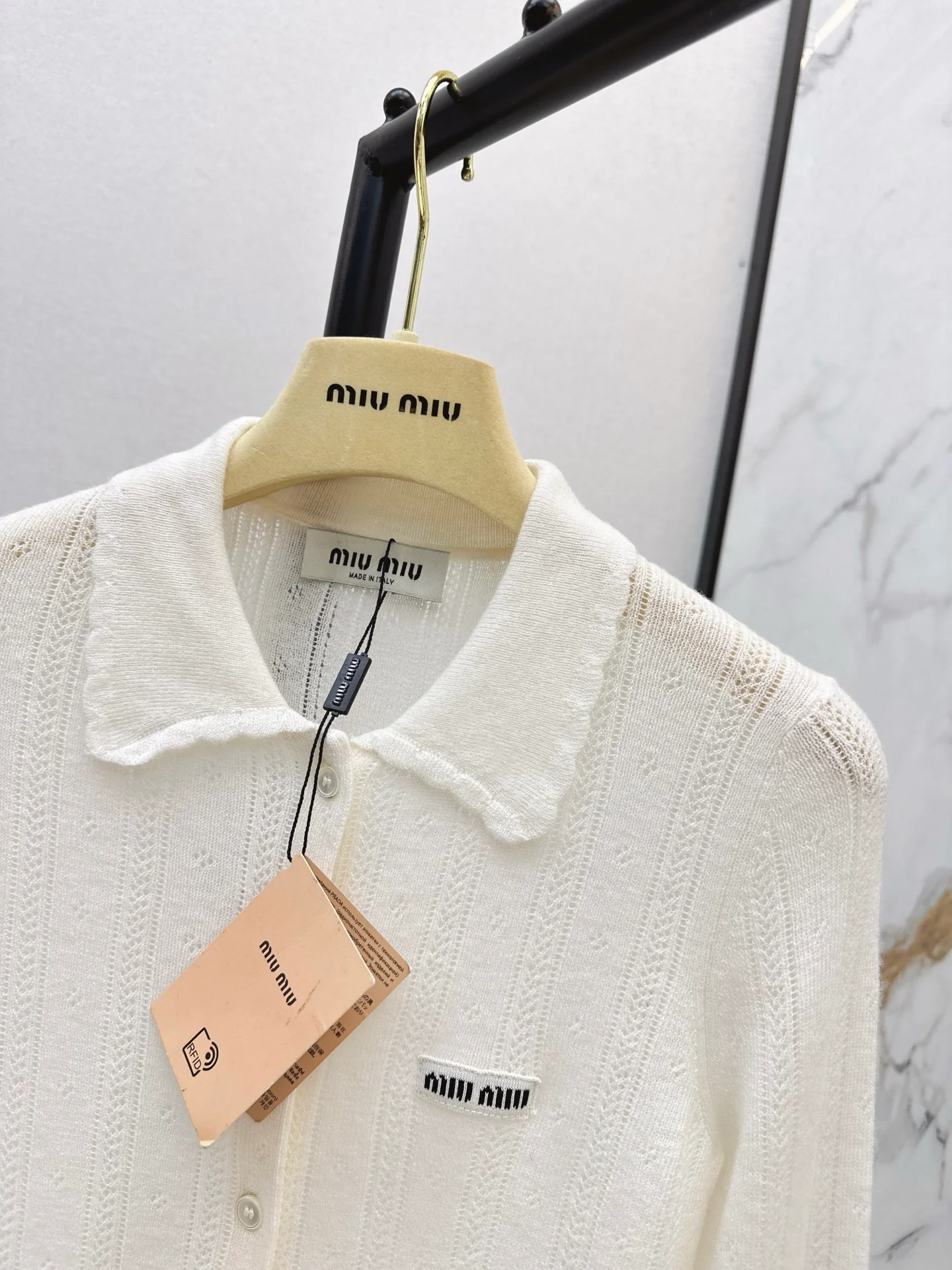 Miu 26ss knit cardigan
