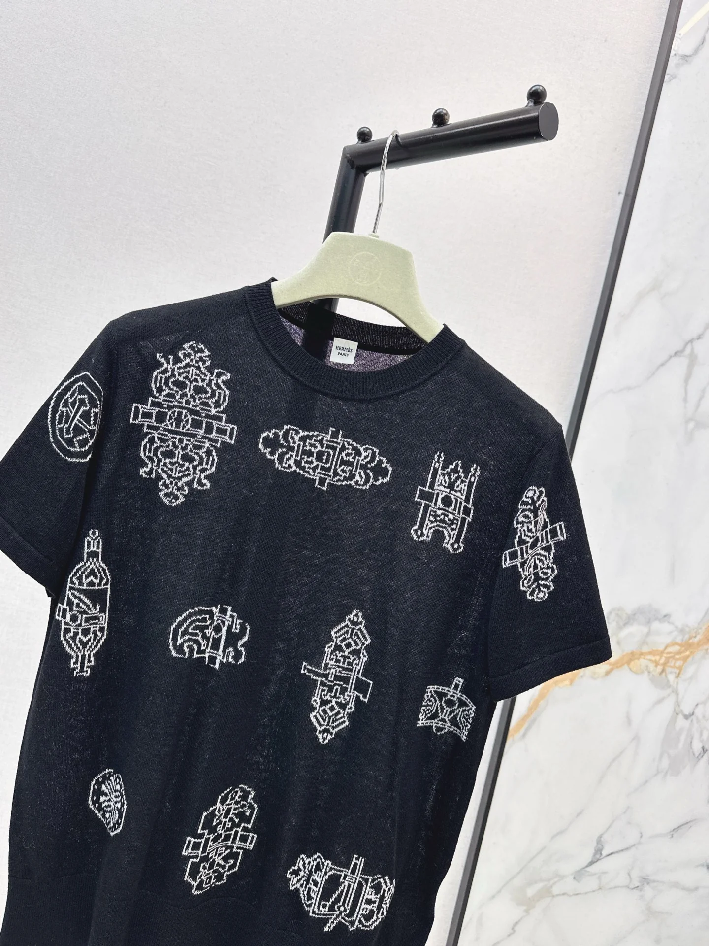 Herm 26ss jacquard  t-shirts