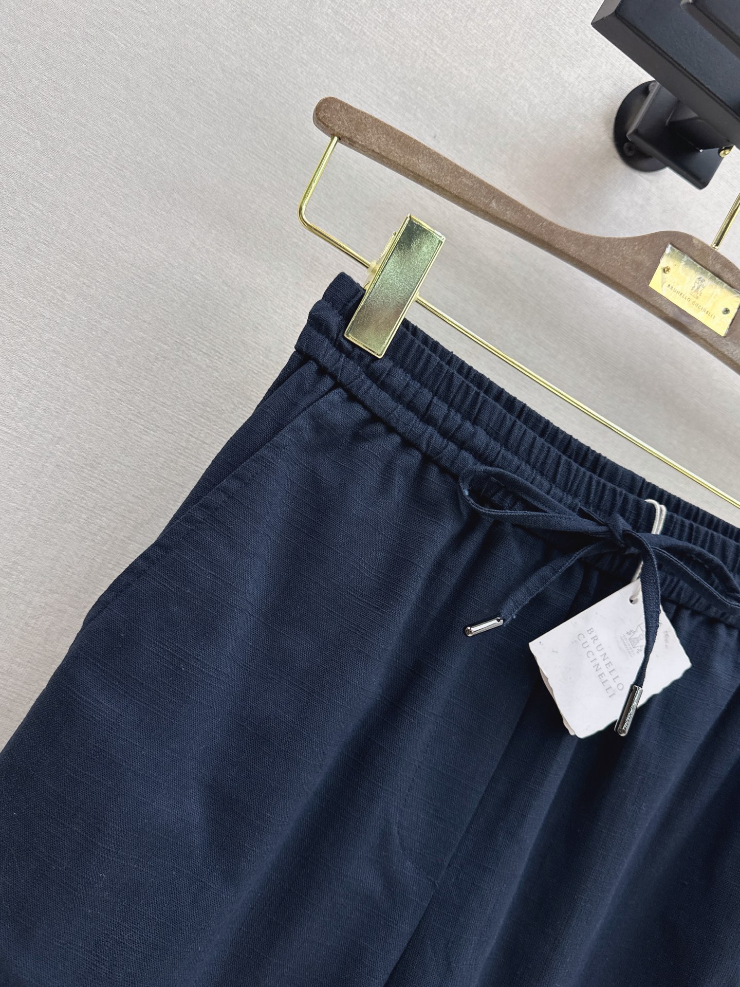 Brun 26ss linen cropped pants