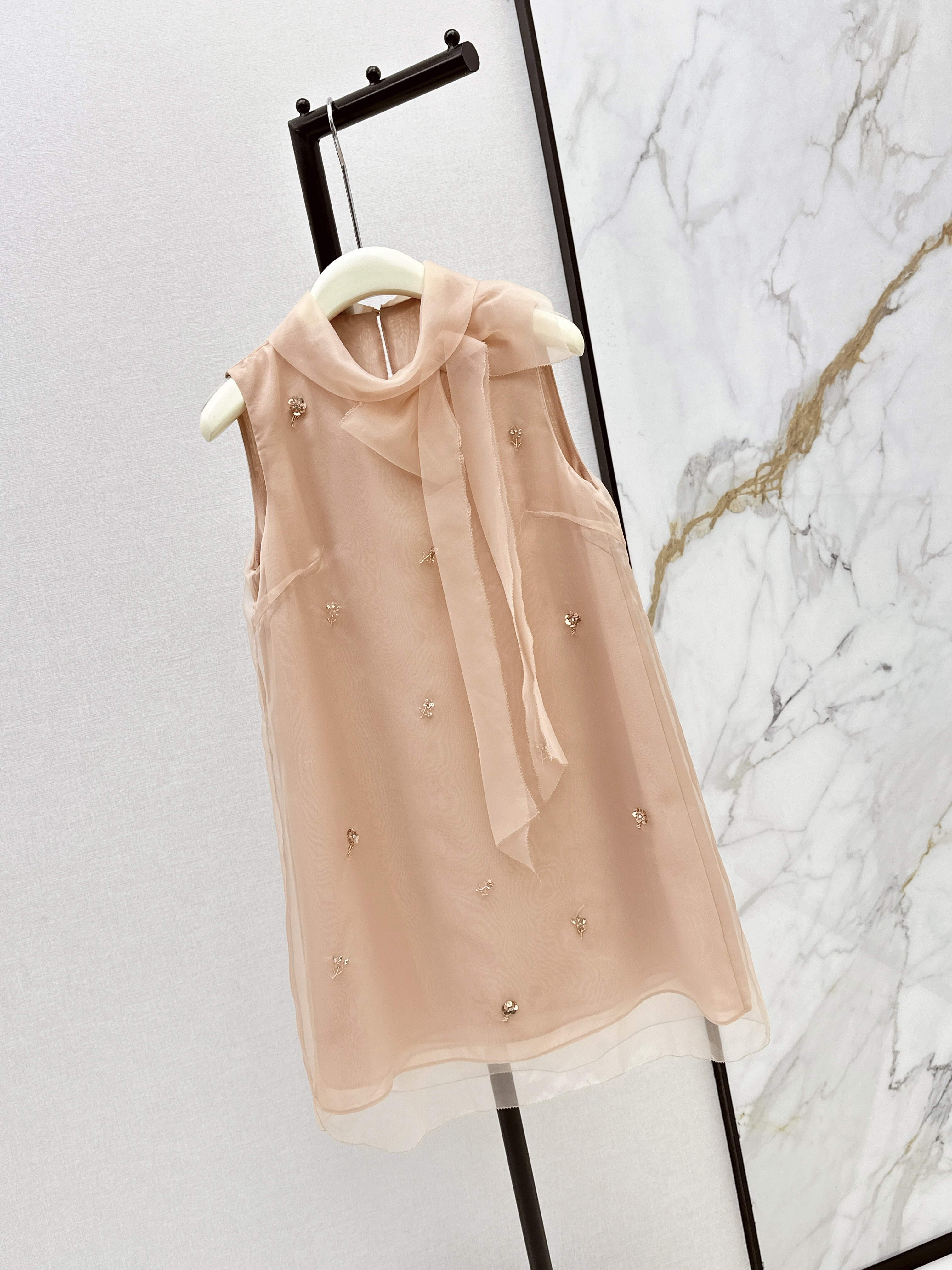 Miu 26ss ribbon bow dress