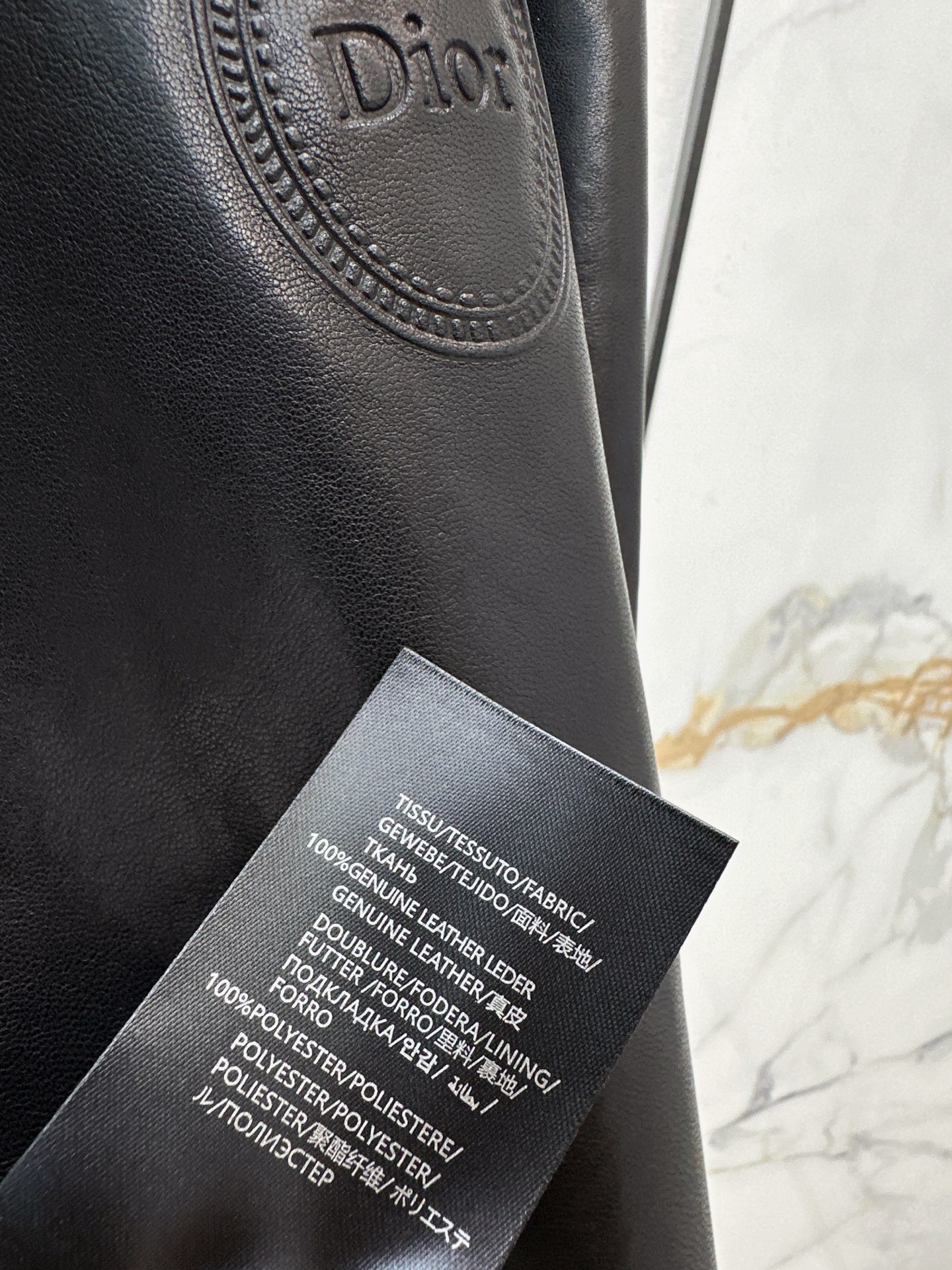 CD 26ss leather jacket