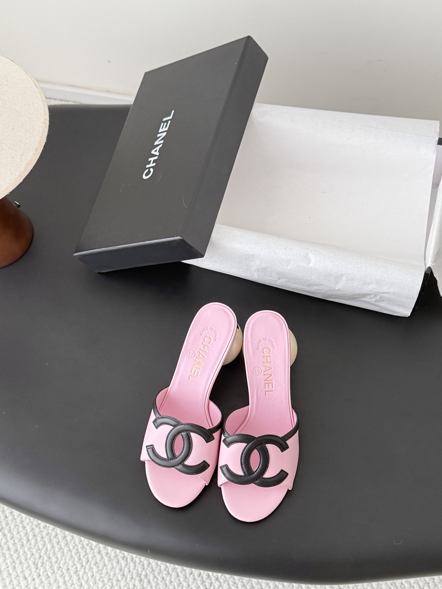 Chan 26p chunky heel