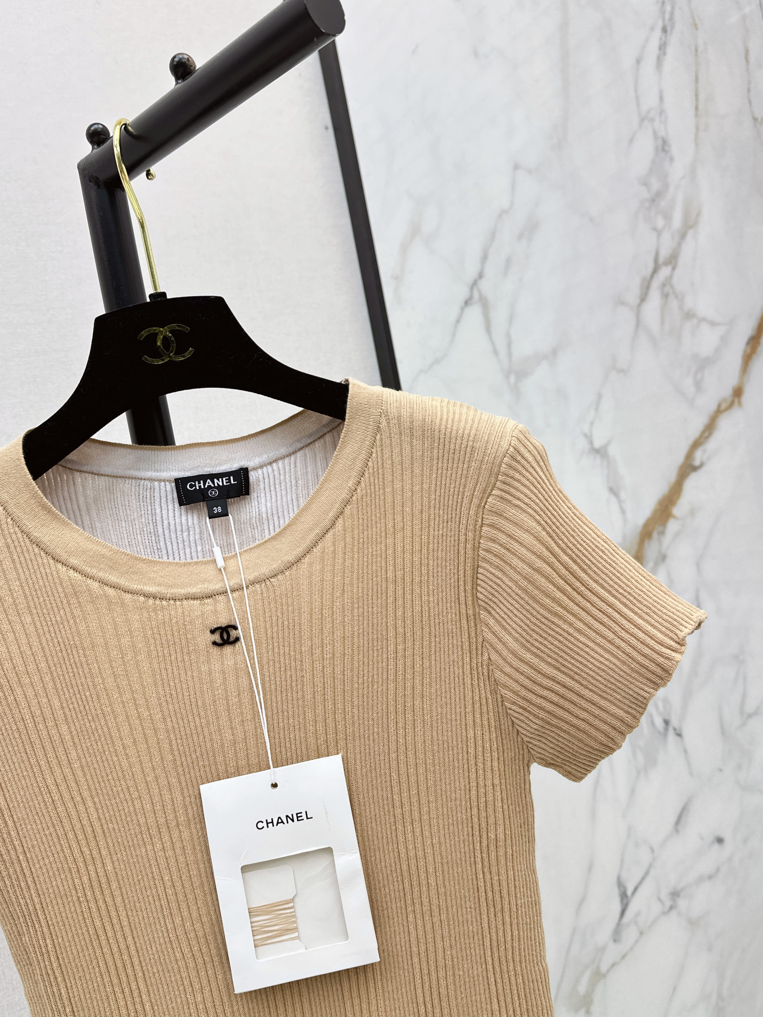 Chan 26ss knit T-shirt