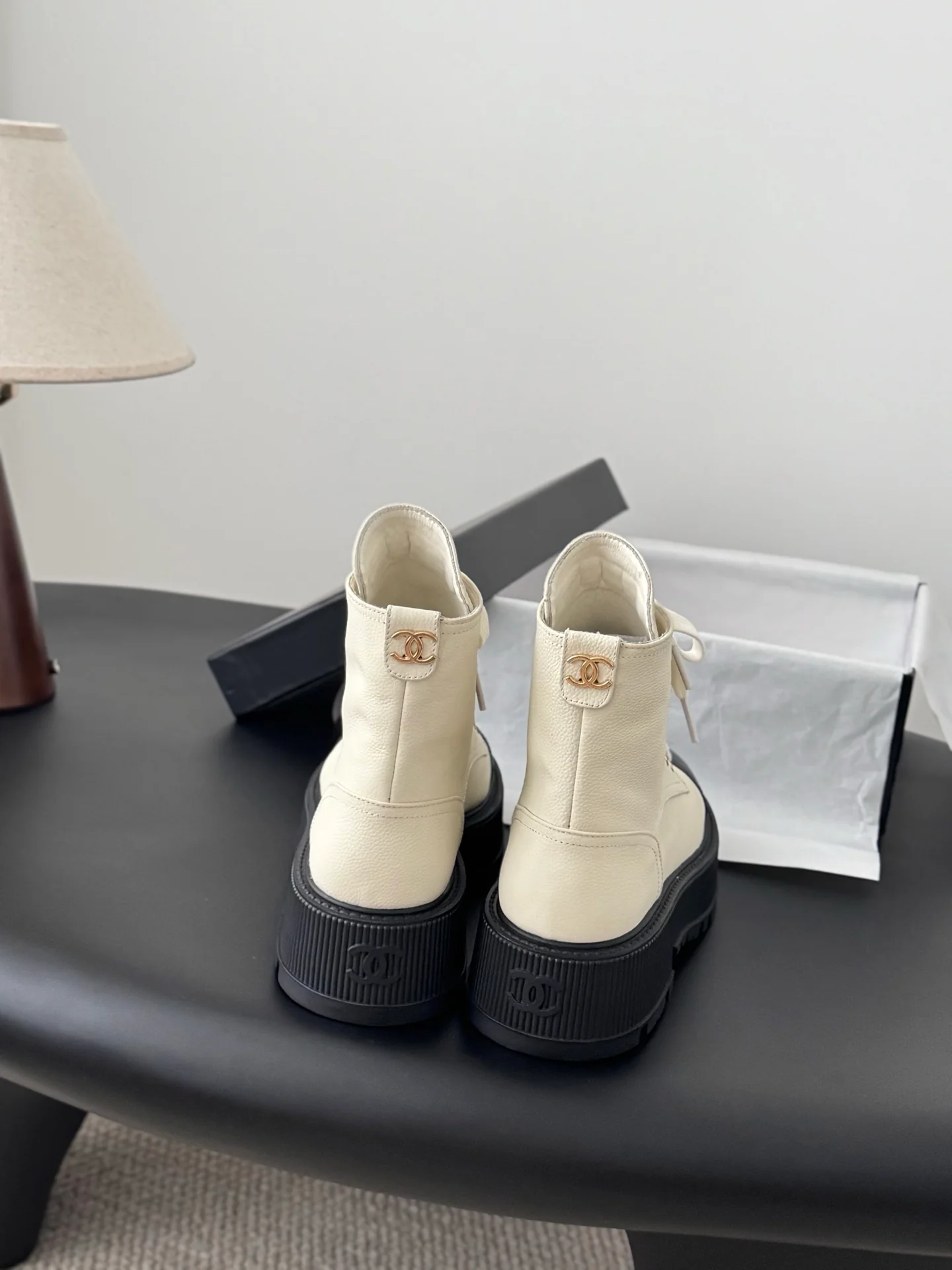 Chan 25fw ankle boots