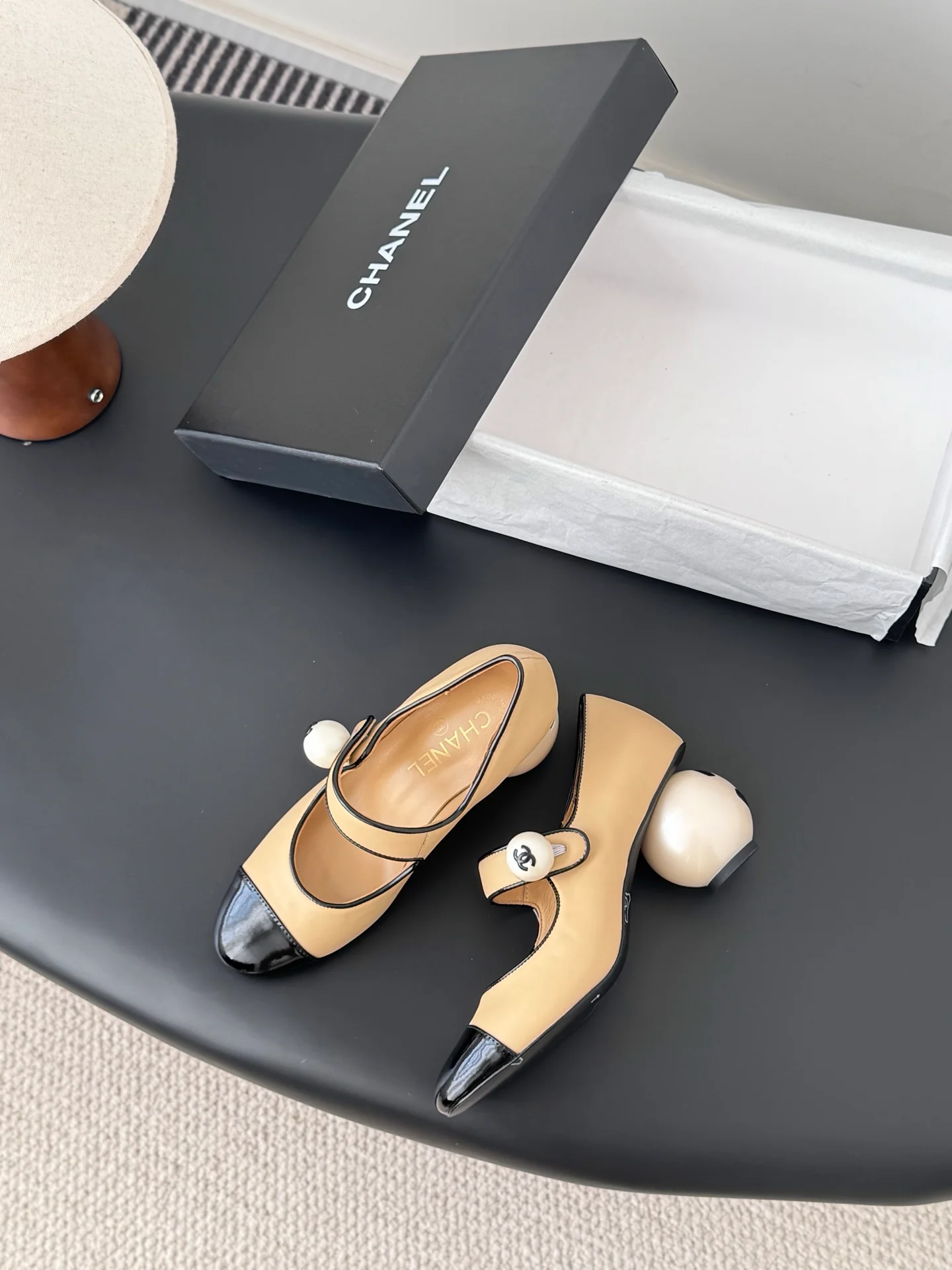 Chan 25fw mary jane chunky heel