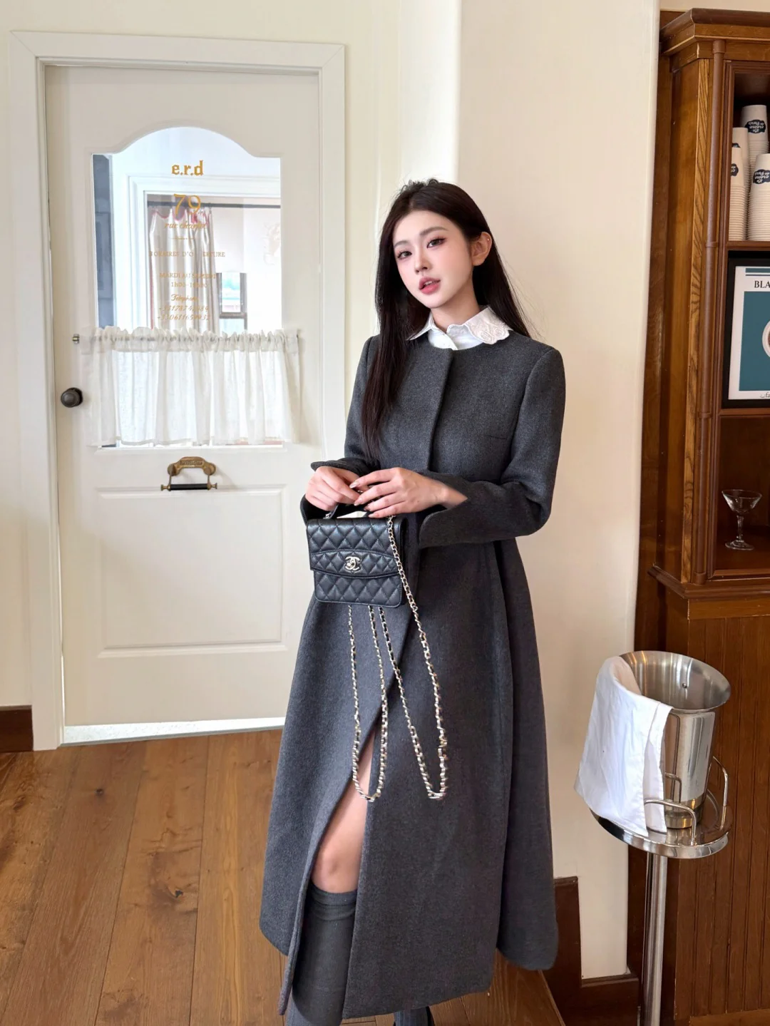 Miu 25fw woolen dress