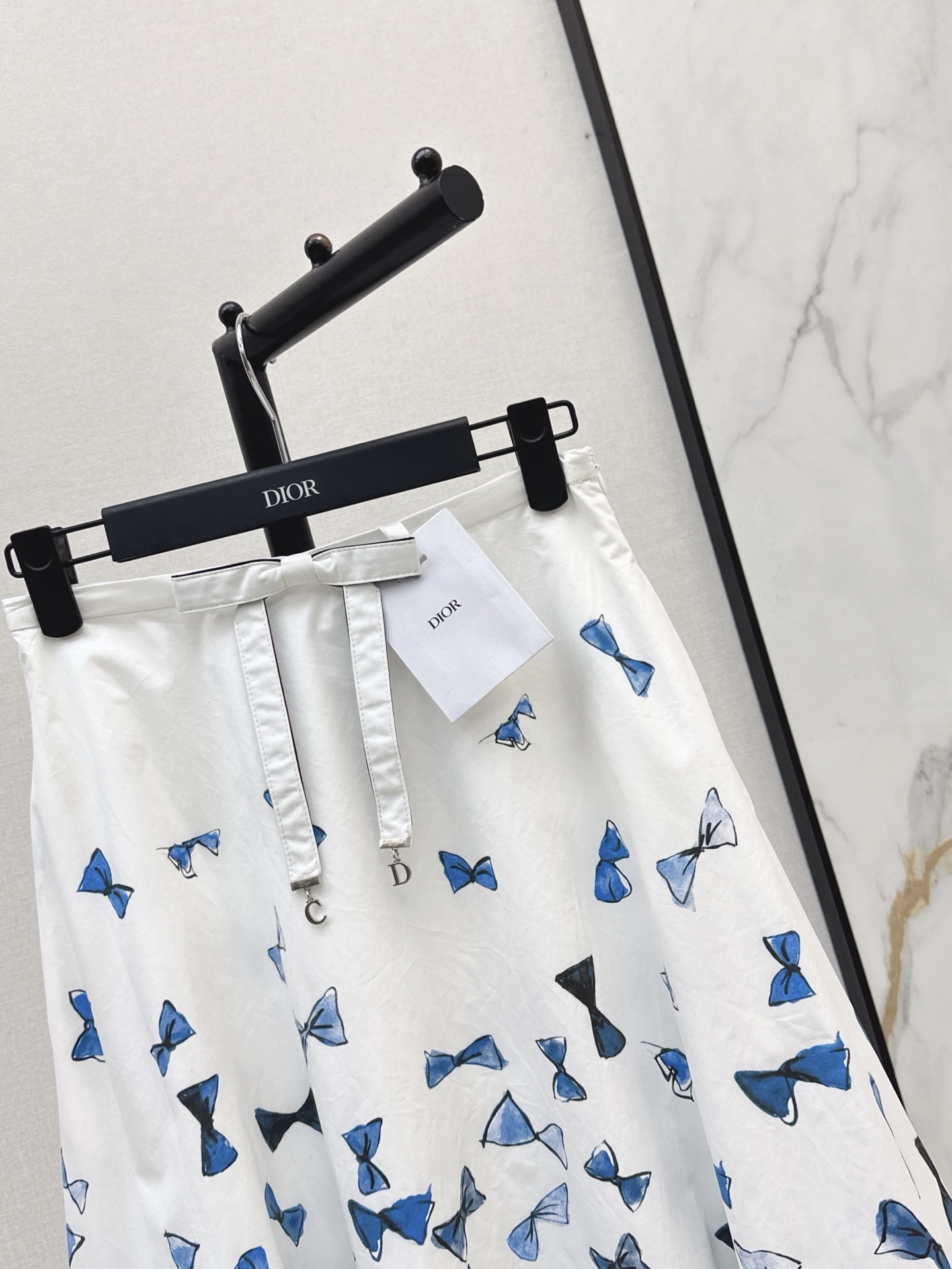 CD 26ss print ppleated skirt
