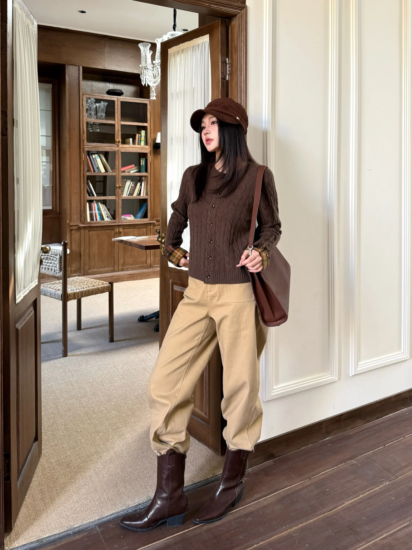 Burb 25fw knit cardigan