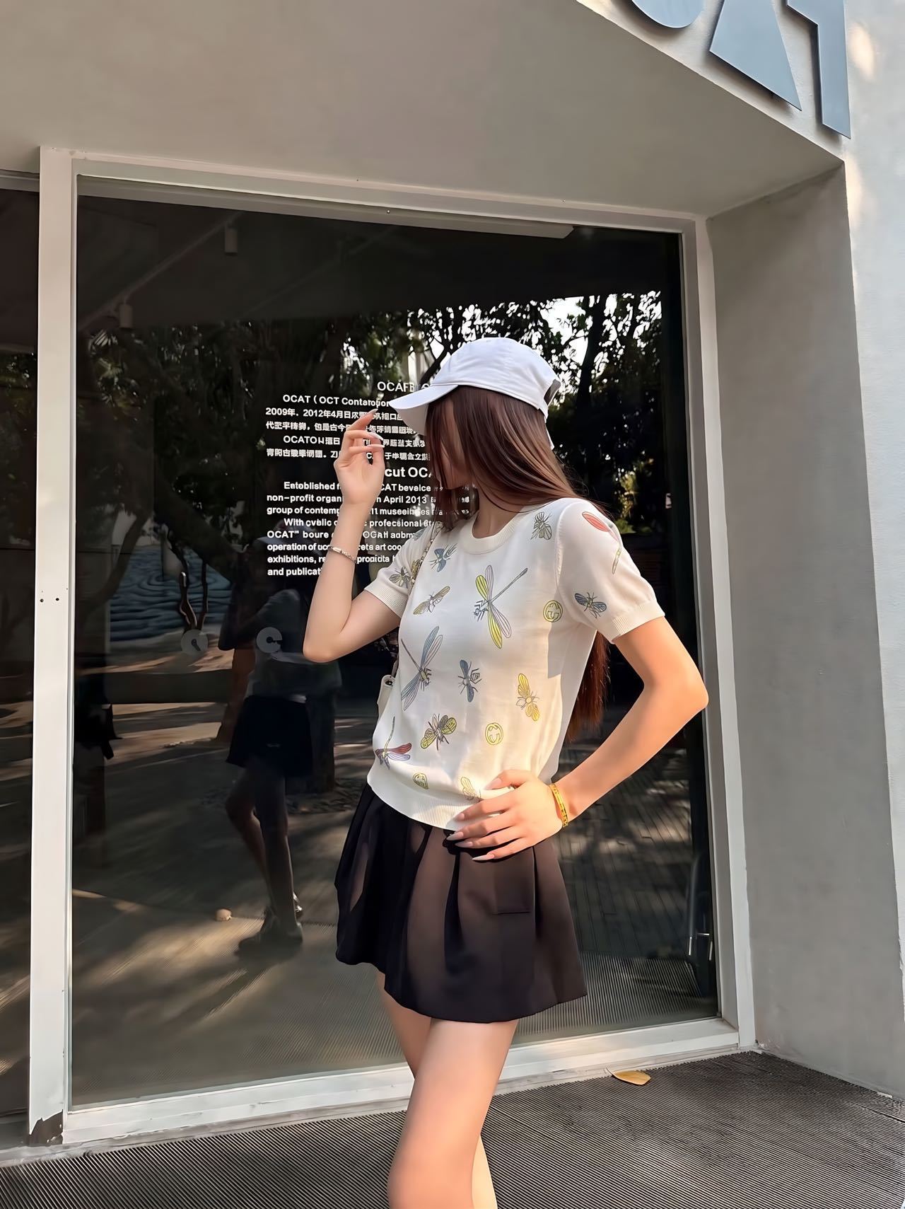 Guc 26ss embroidery sweater
