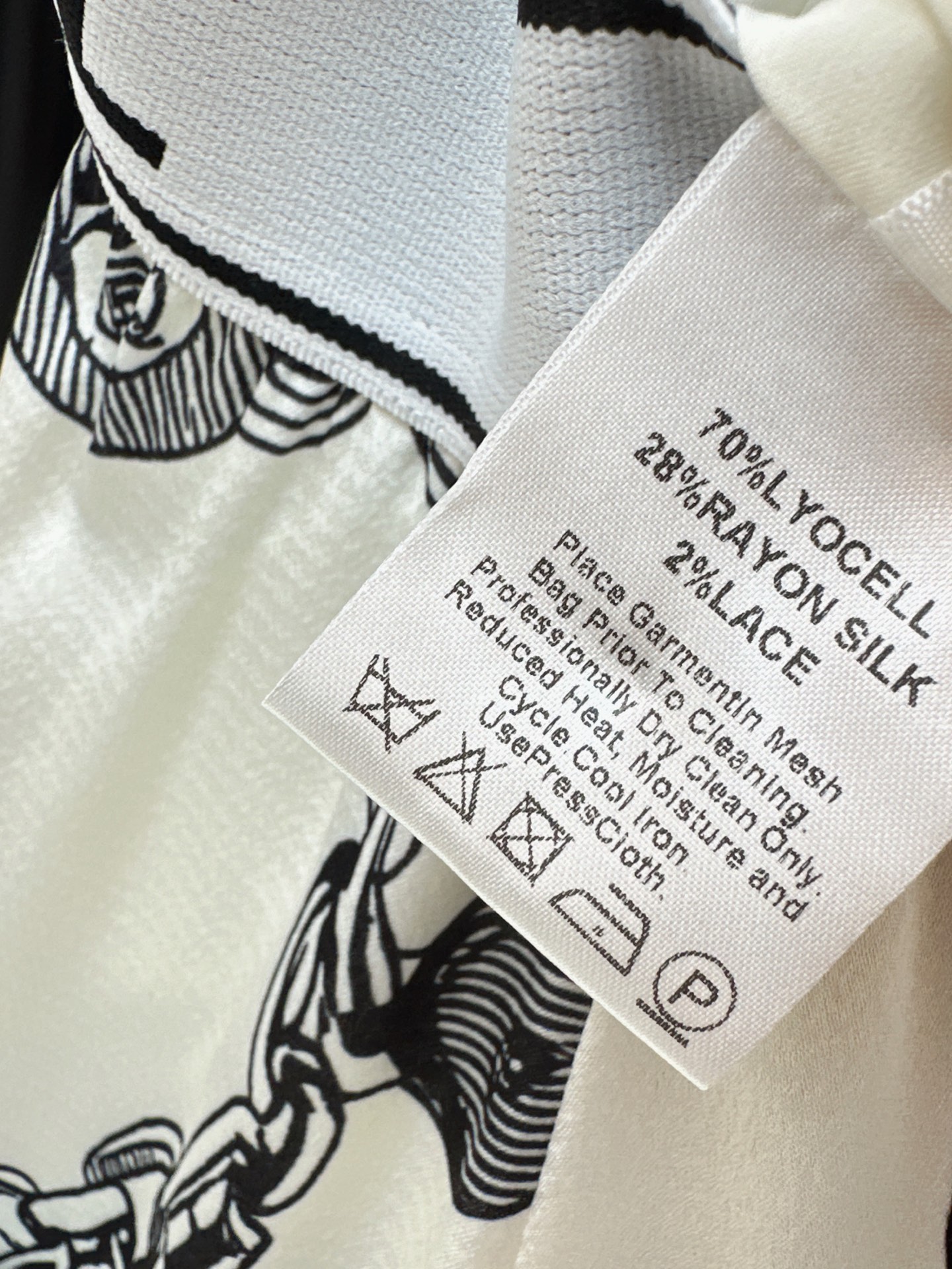 Chan 26ss print skirt