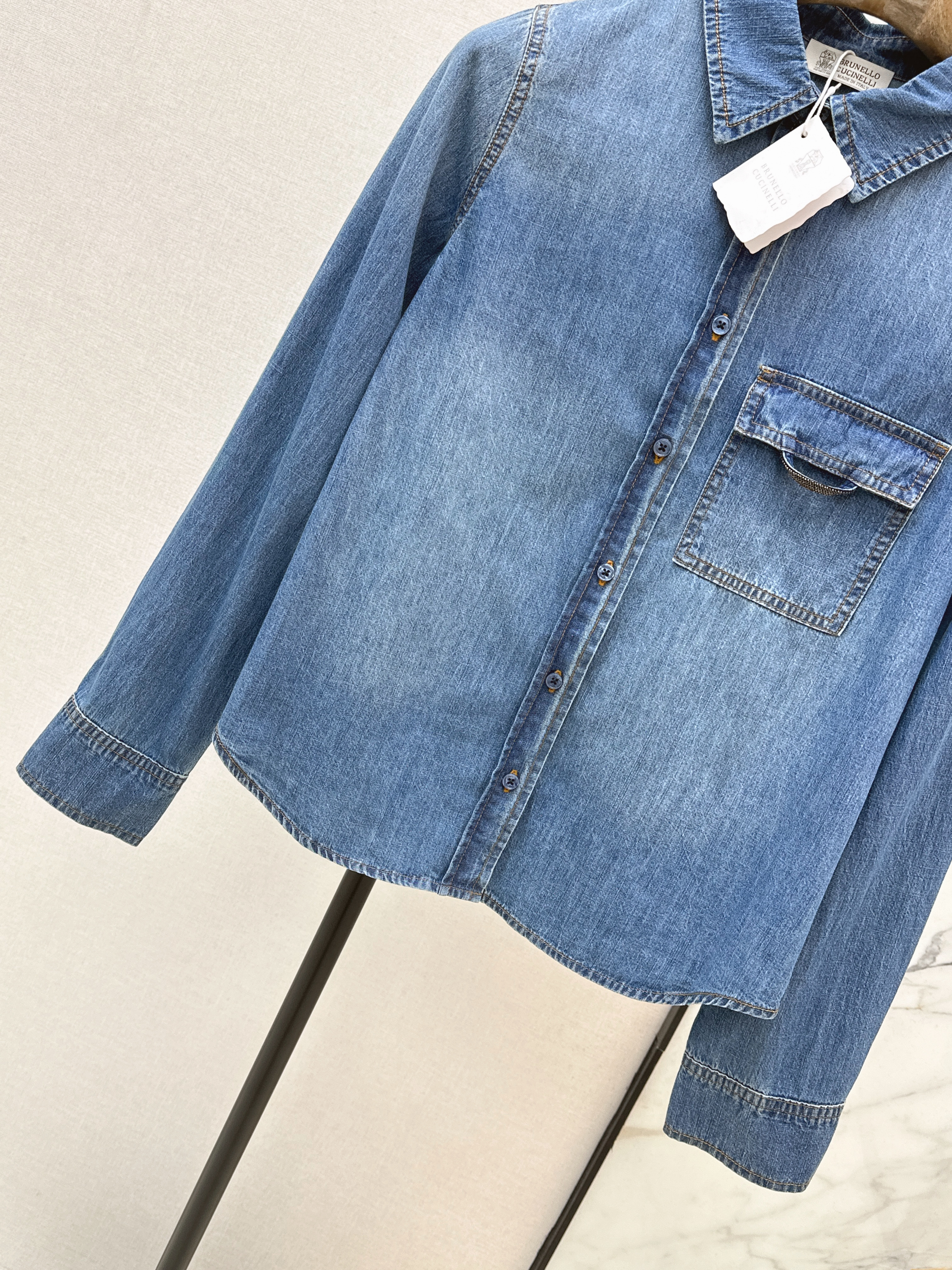 Brun 26ss denim shirt