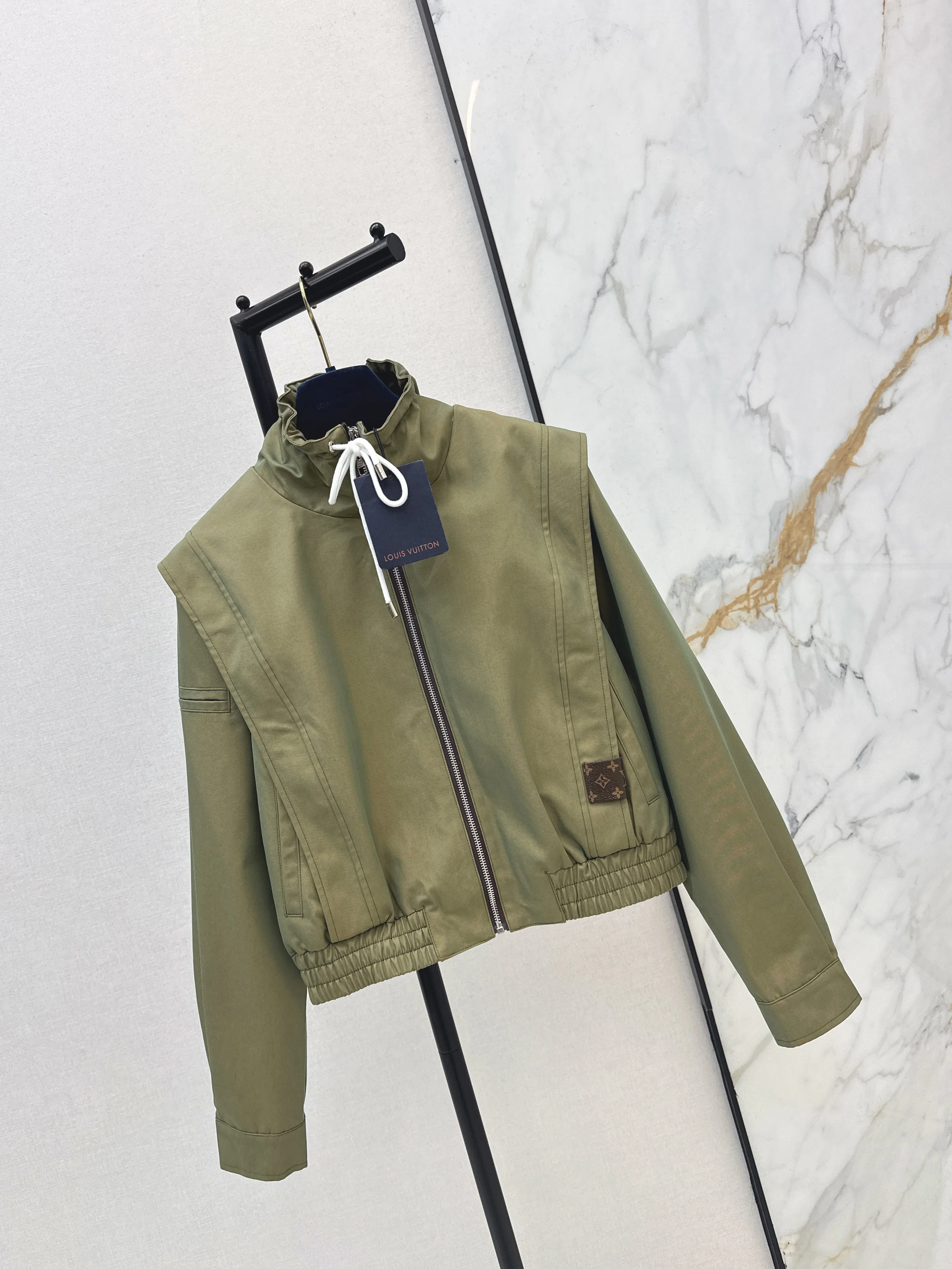 Loui 26ss padded-shoulder lapel jacket