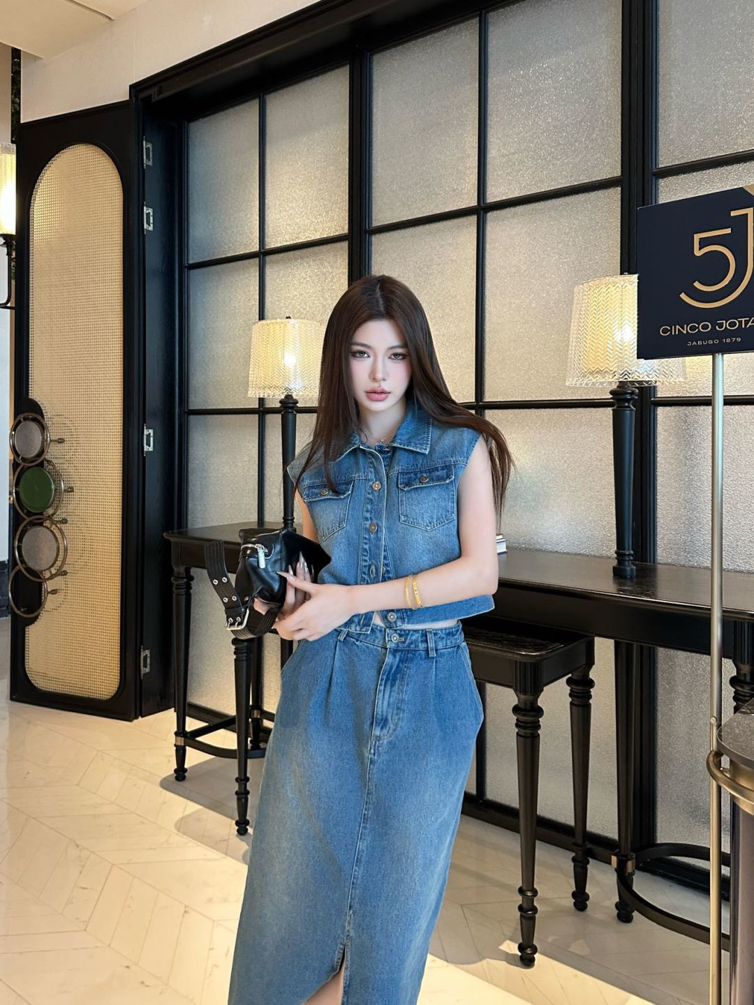 CD 26ss denim suit