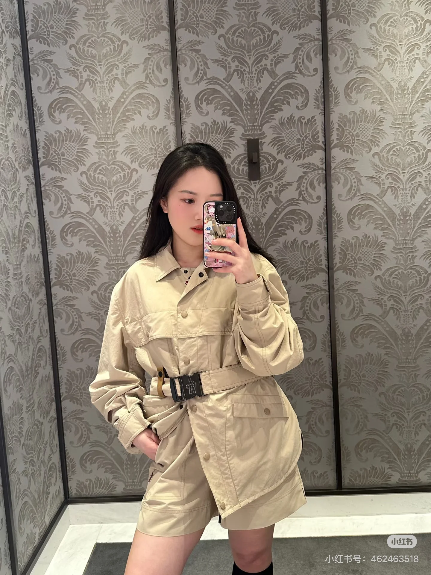 Monc 26ss cargo trench coats