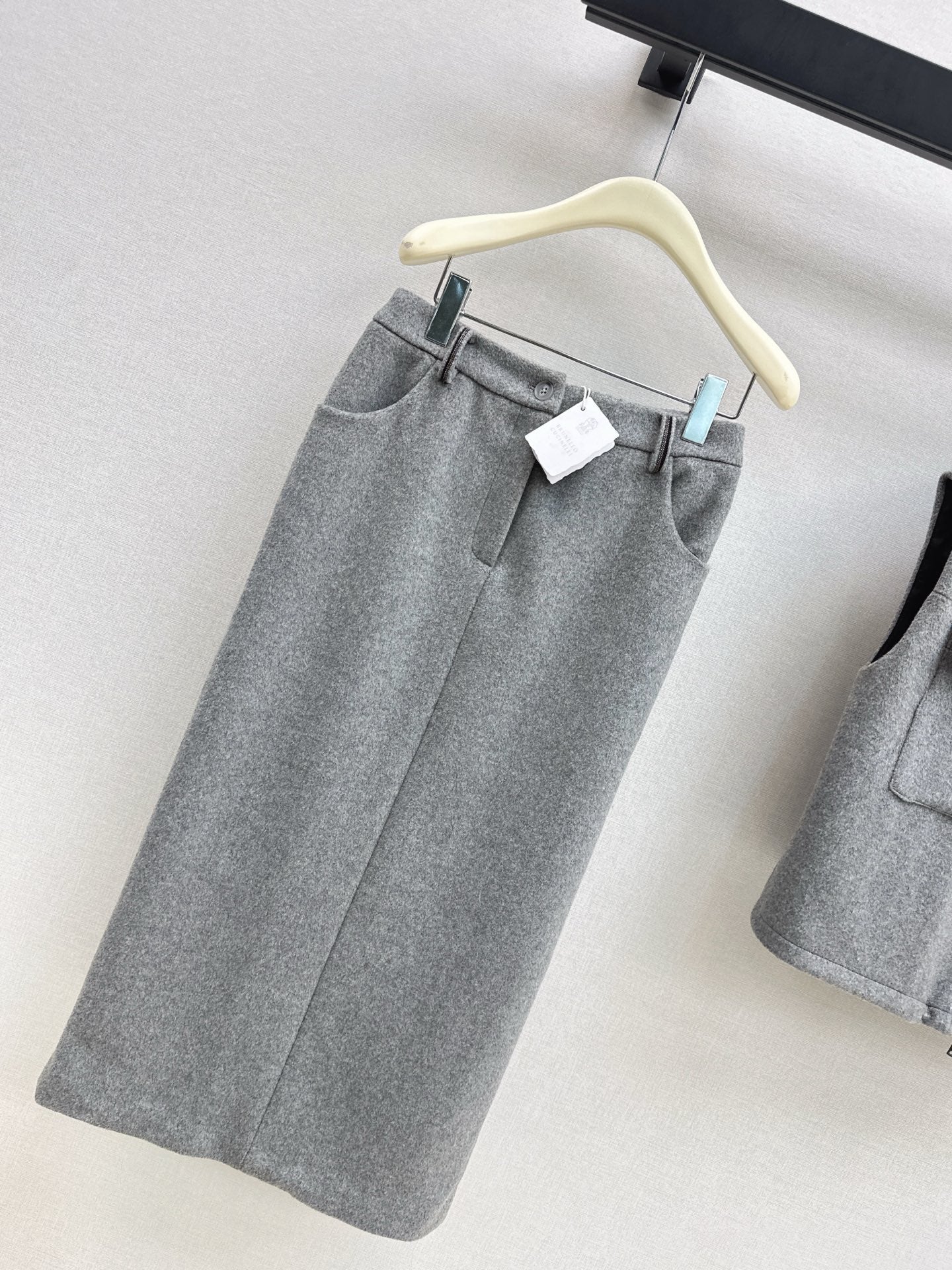 Brun 25fw woolen skirt