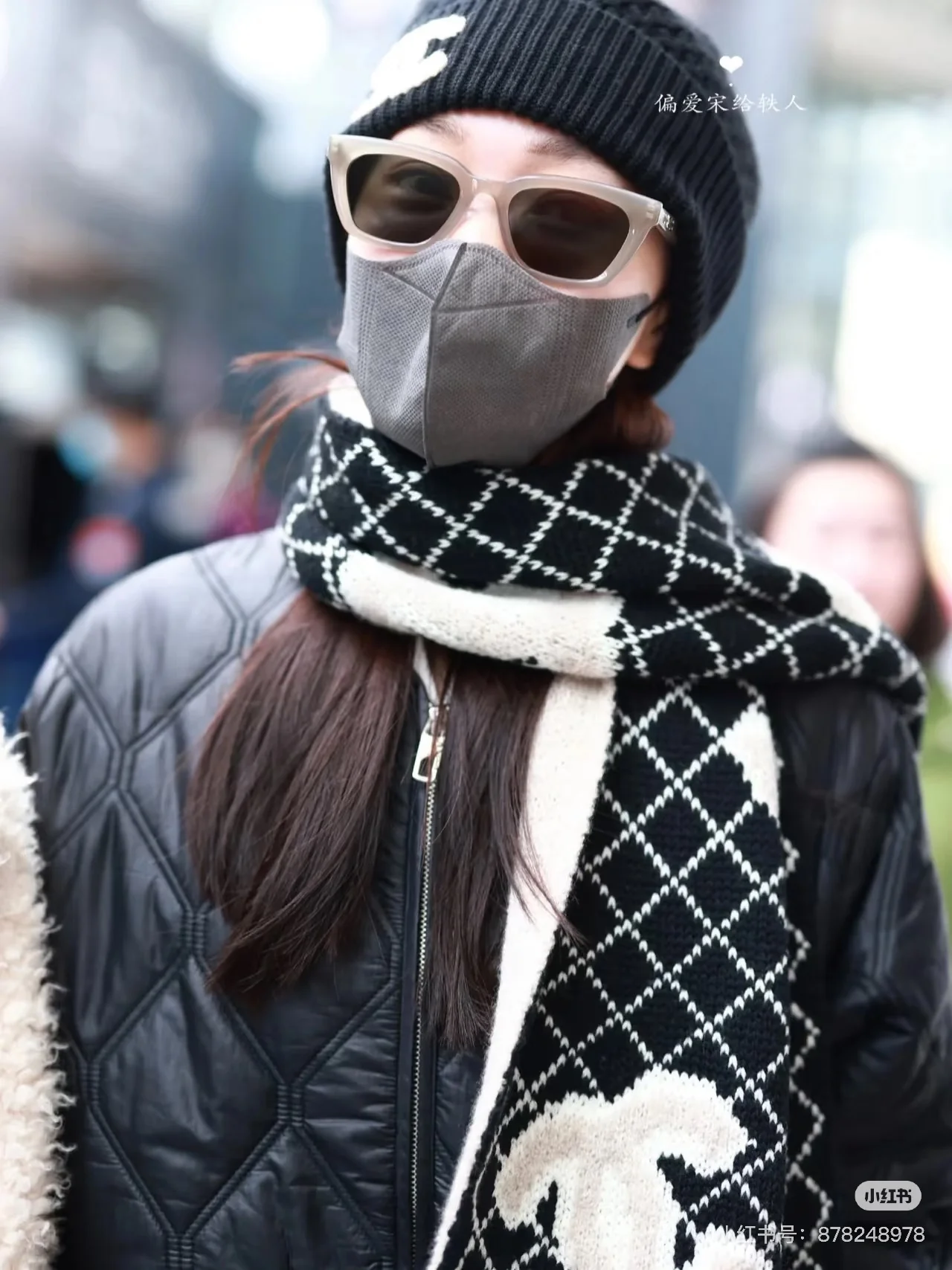 Chan 26ss cashmere scarf