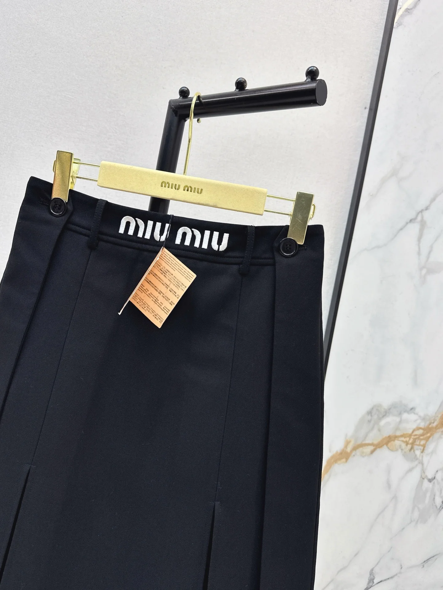 Miu 26ss pleated skirt
