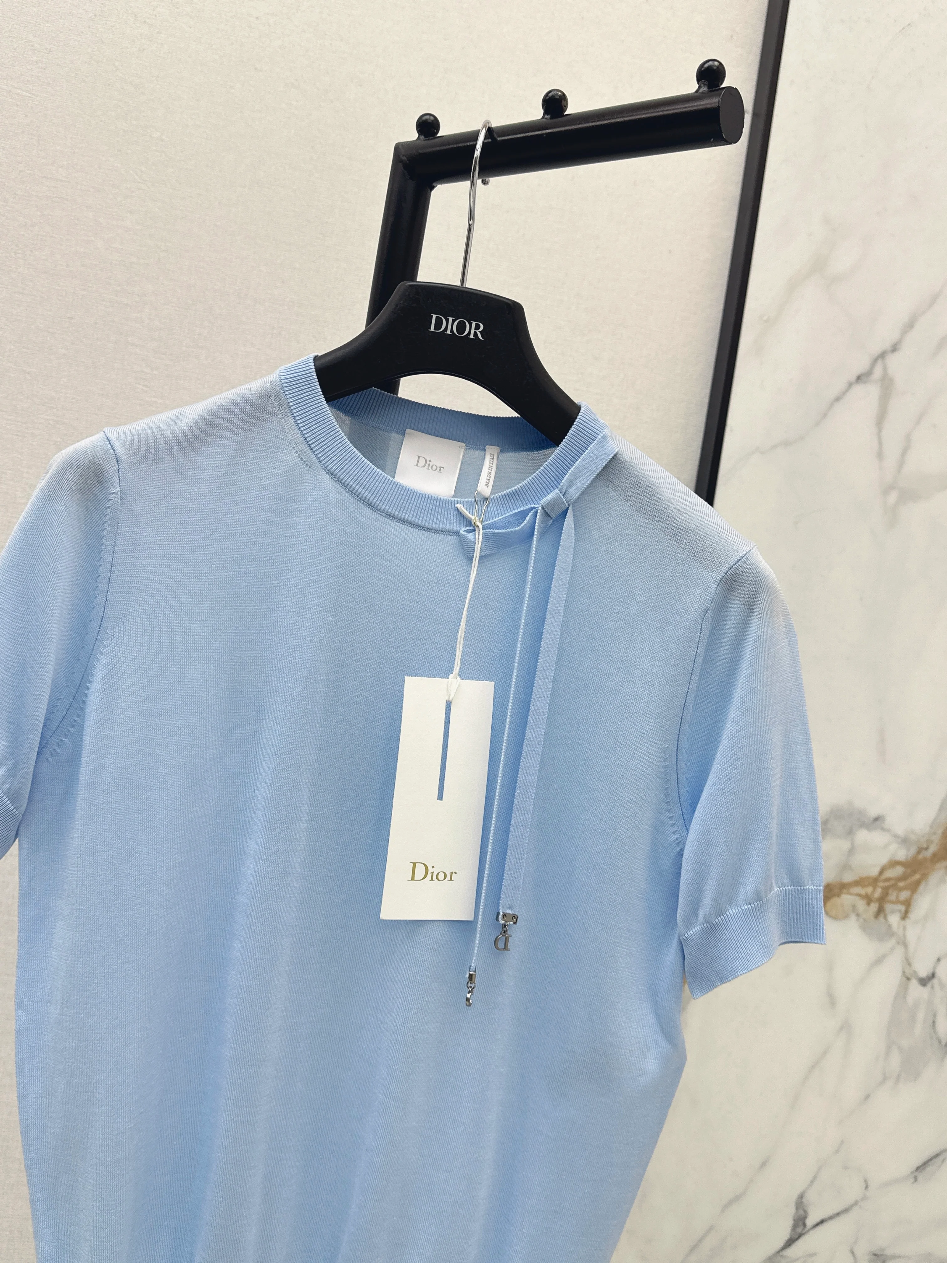 CD 26ss knitted short sleeve sweater