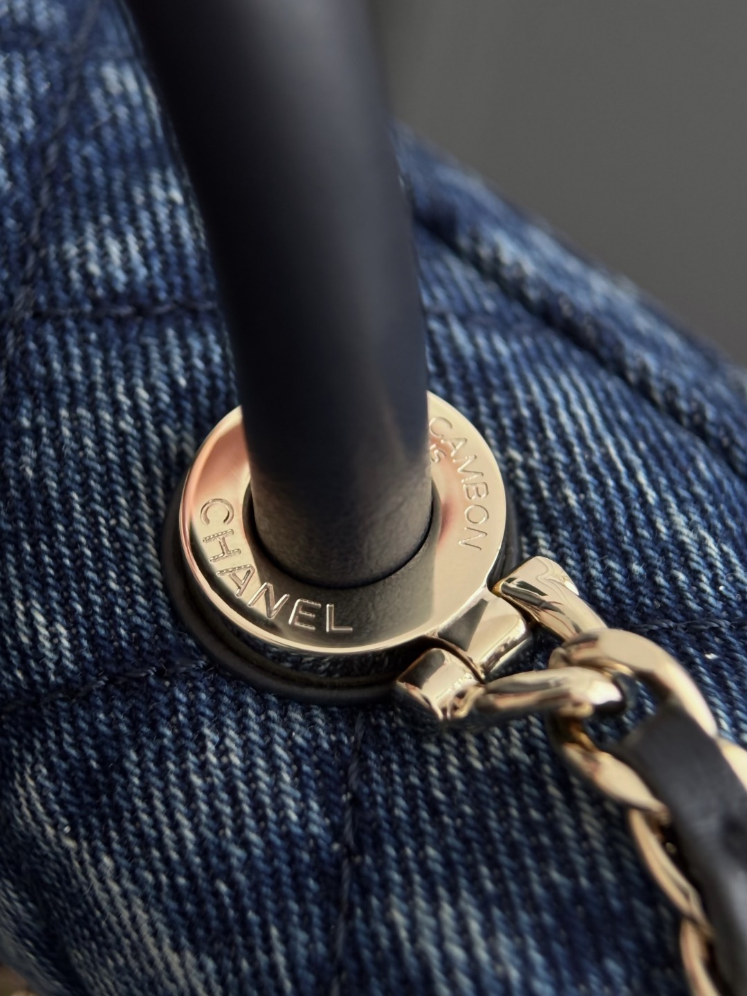Chan 26P denim mini coco handle
